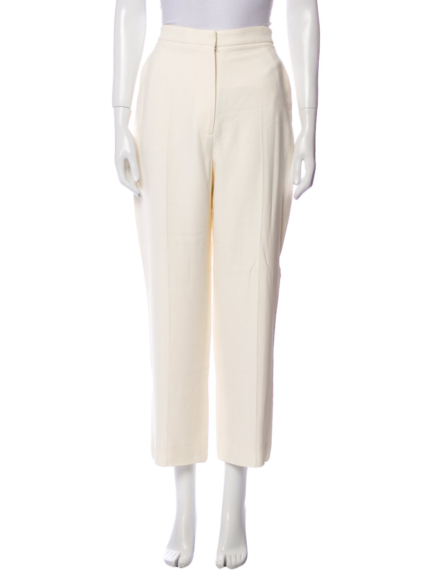 Alexander McQueen Wool Straight Leg Pants