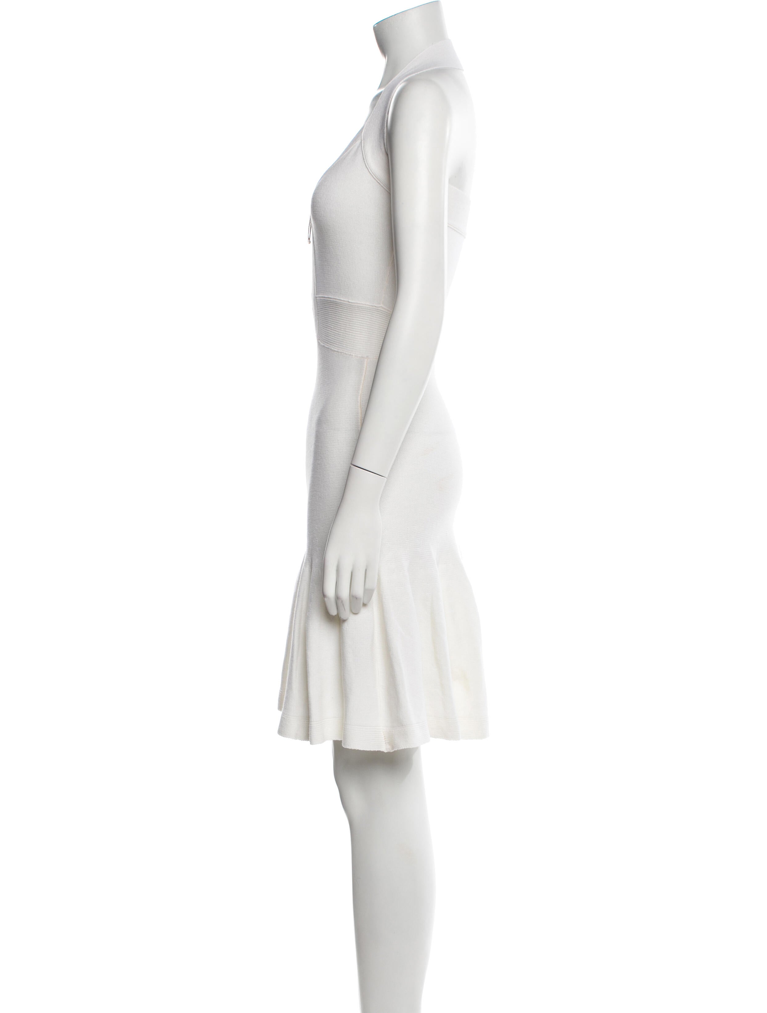 McQ Alexander McQueen Halterneck Knee-Length Dress