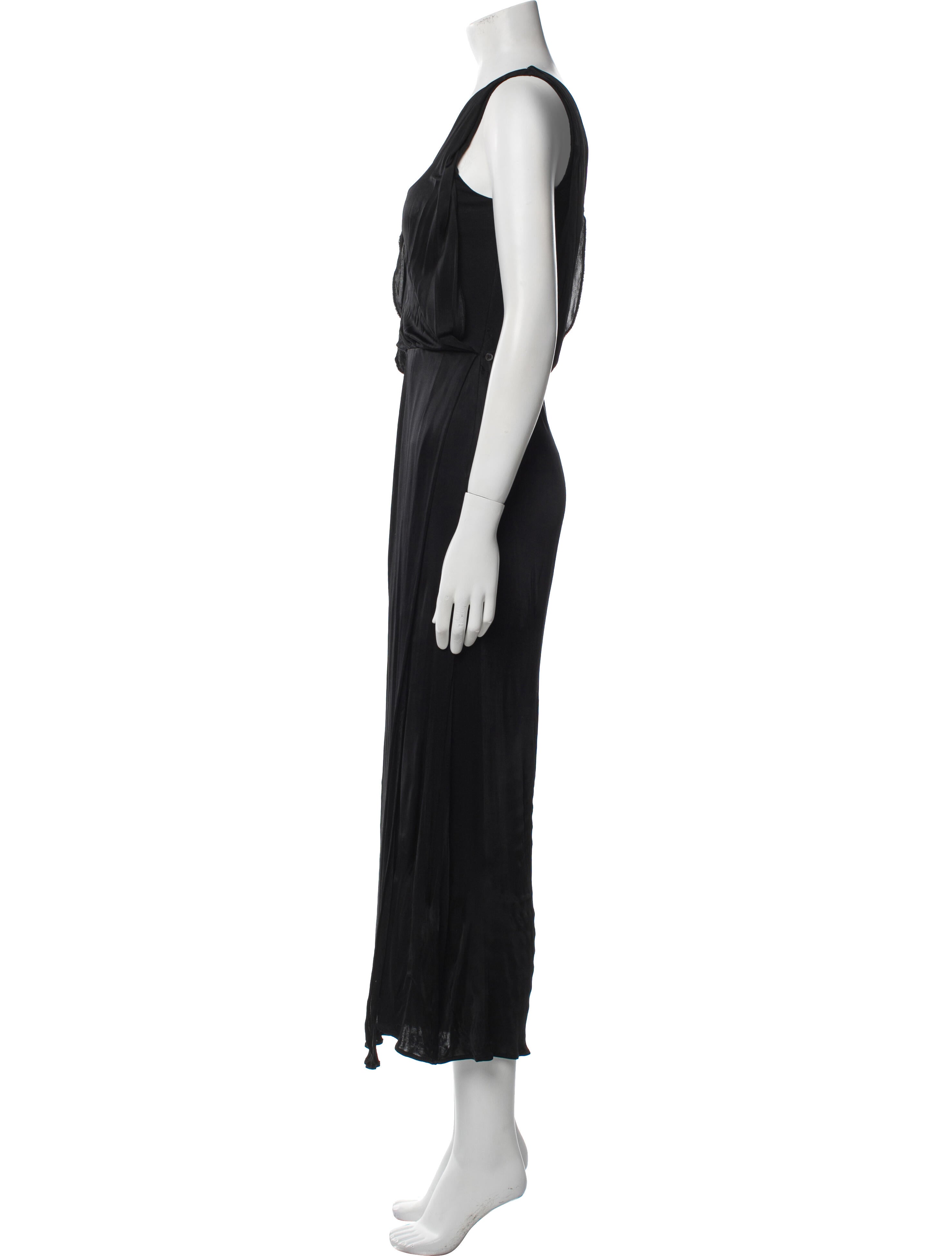 McQ Alexander McQueen Silk Long Dress