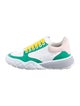 Alexander McQueen Leather Colorblock Pattern Athletic Sneakers