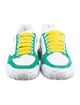 Alexander McQueen Leather Colorblock Pattern Athletic Sneakers