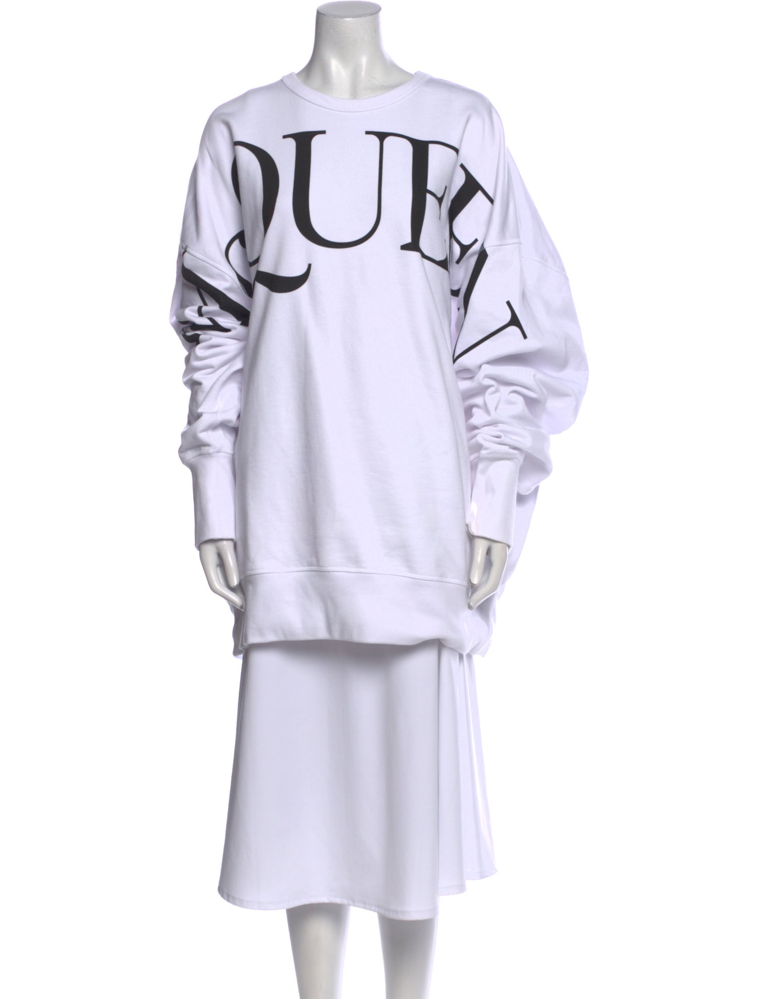 Alexander McQueen Graphic Print Crew Neck Sweatshirt