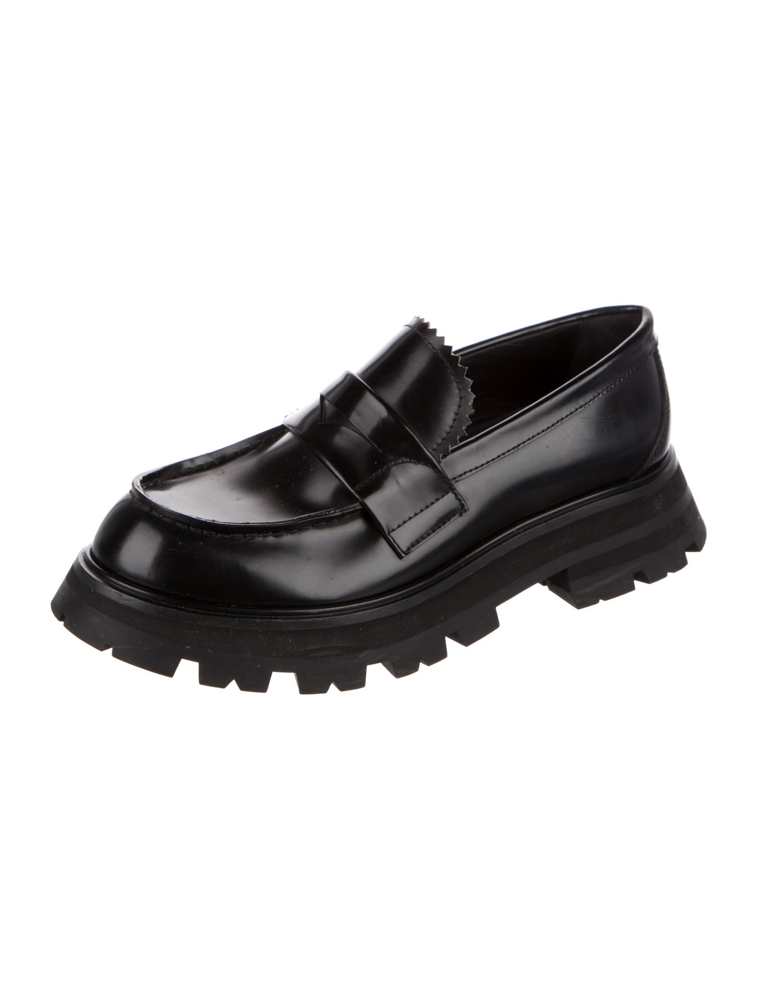 Alexander McQueen Leather Loafers