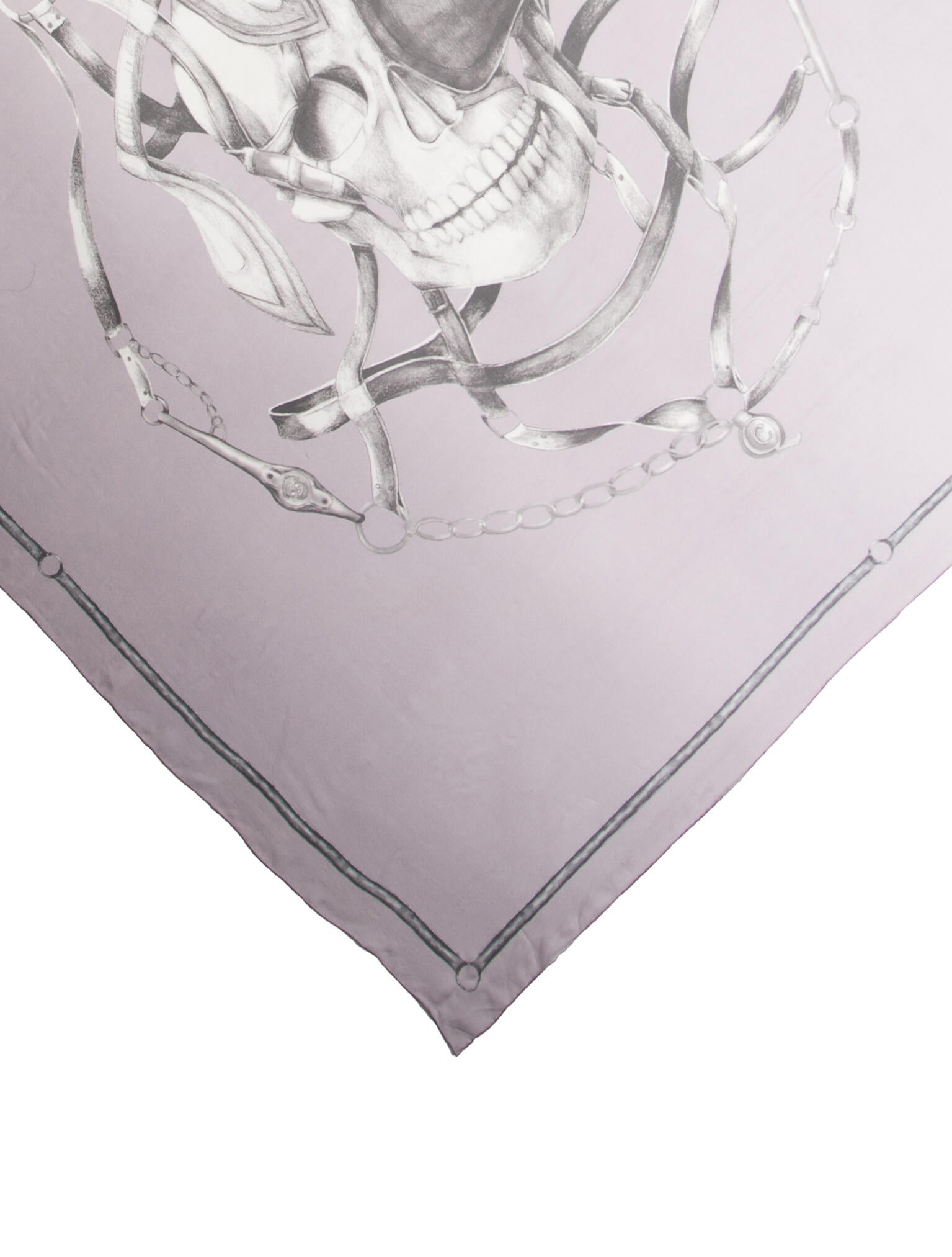 Alexander McQueen Silk Printed Scarf