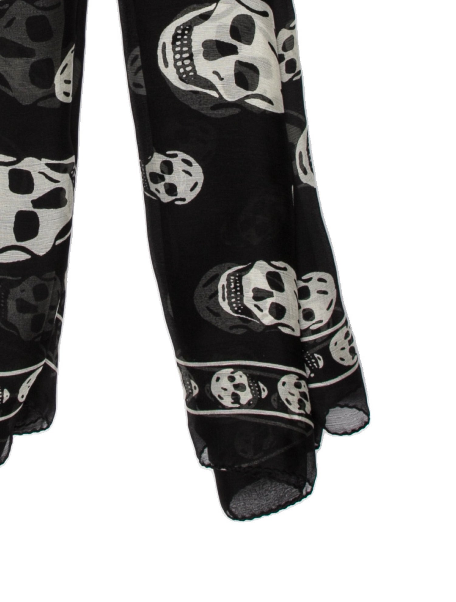 Alexander McQueen Silk Skull Scarf