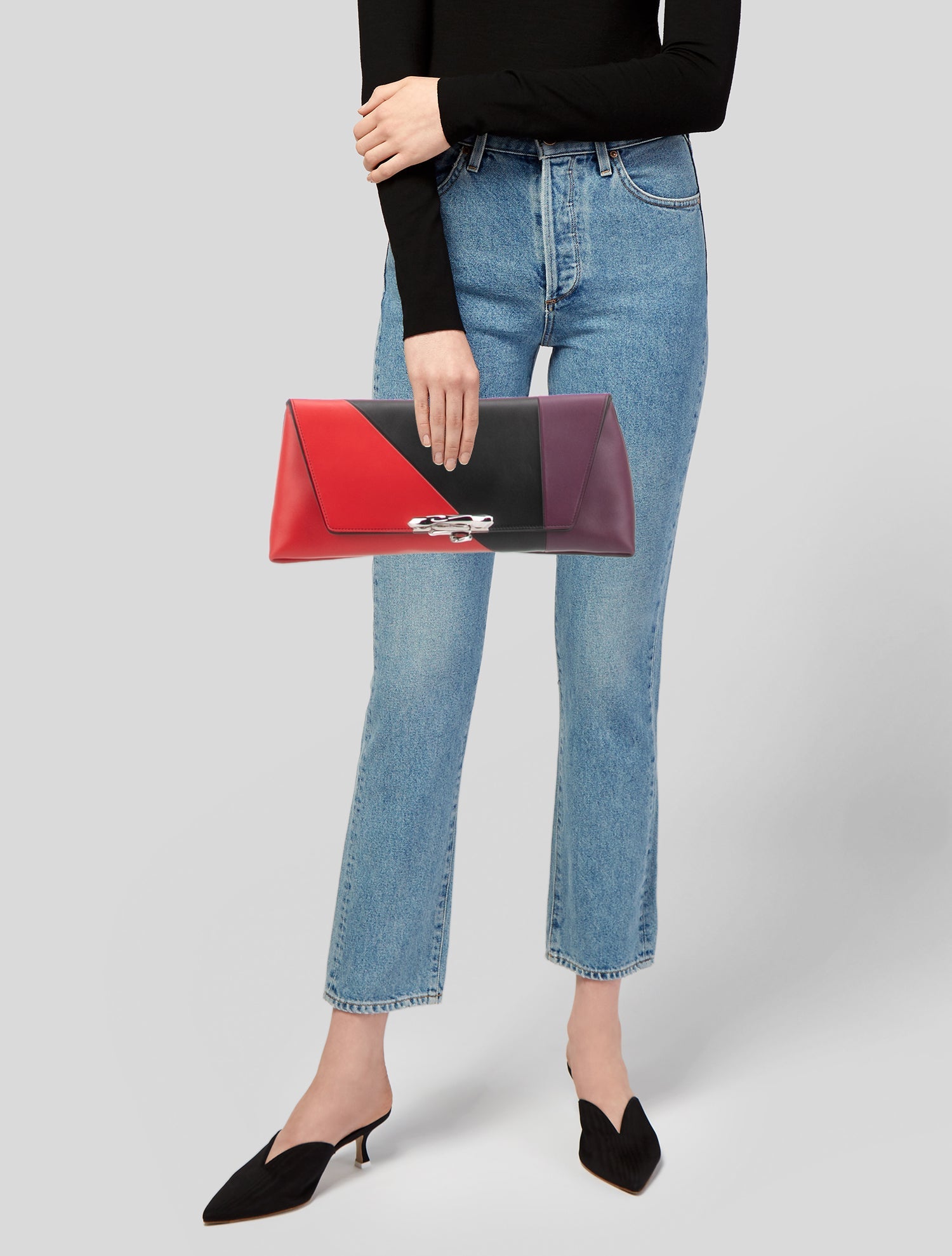 Alexander McQueen Leather Top Handle Bag