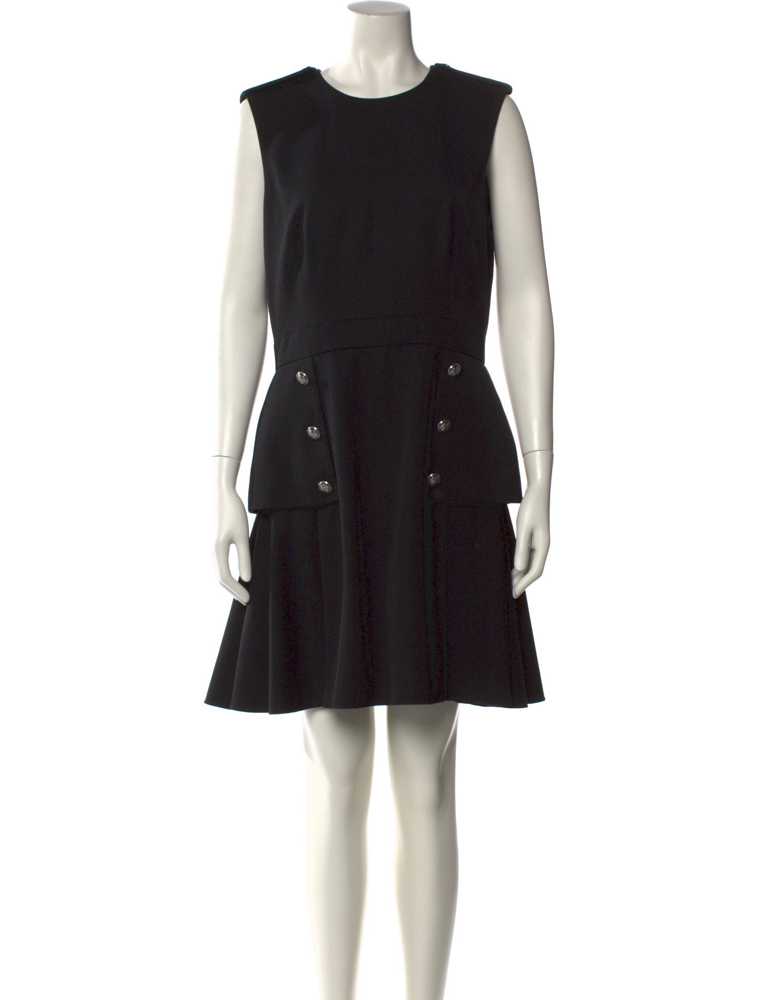 Alexander McQueen Virgin Wool Mini Dress