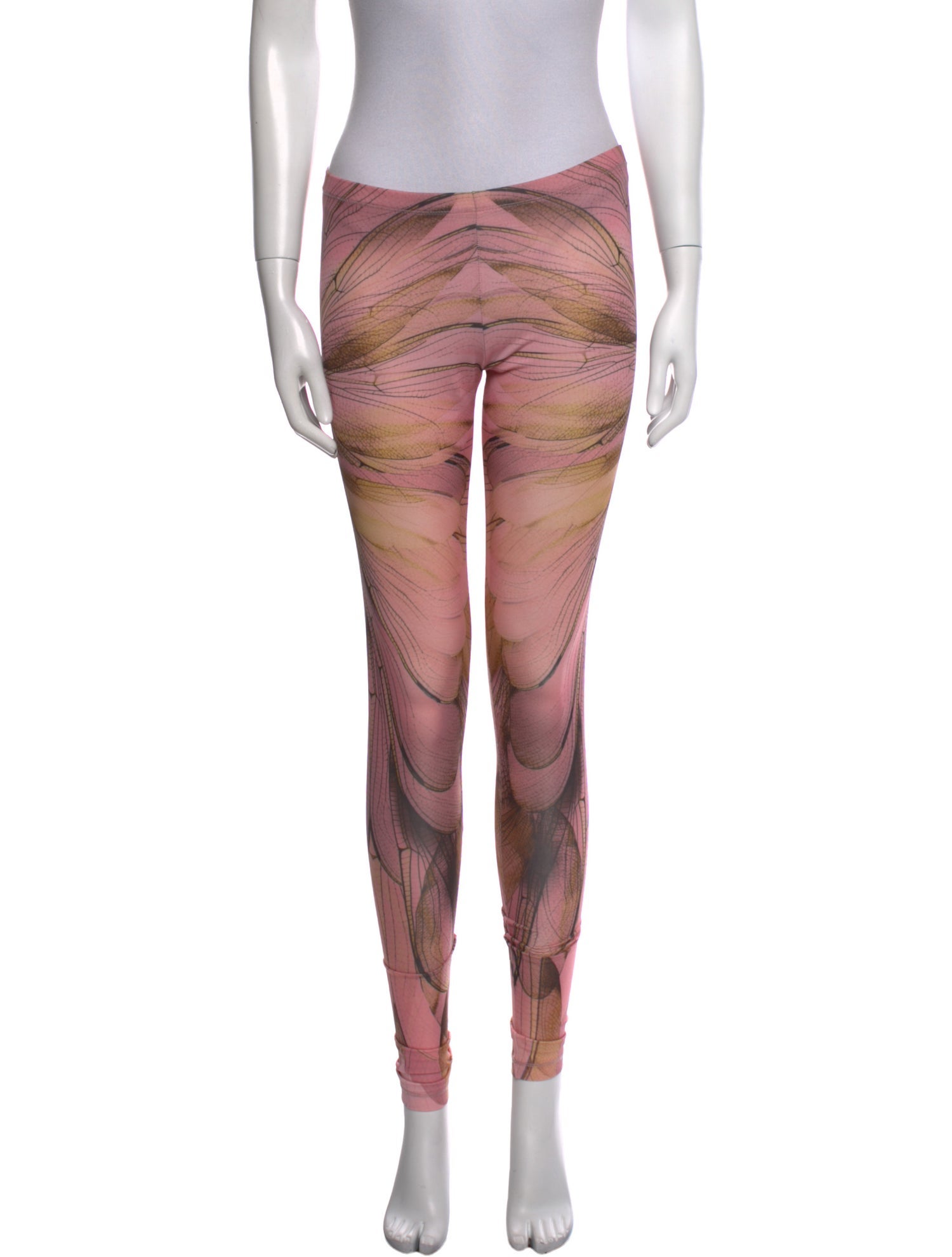 McQ Alexander McQueen Printed Skinny Leg Pants