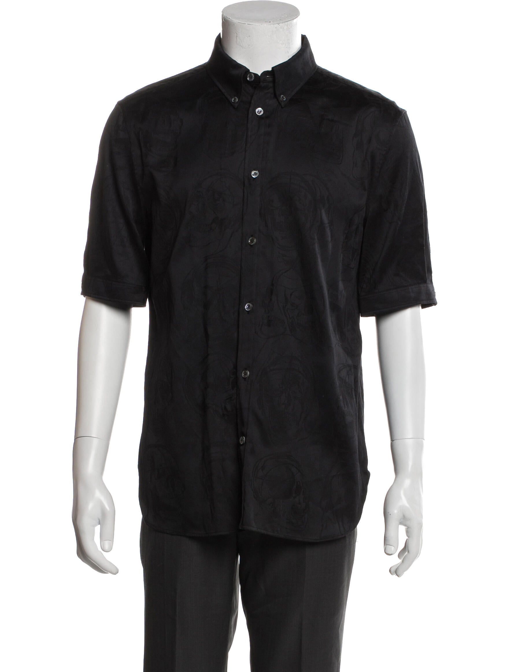 Alexander McQueen Skull Short Sleeve Shirt