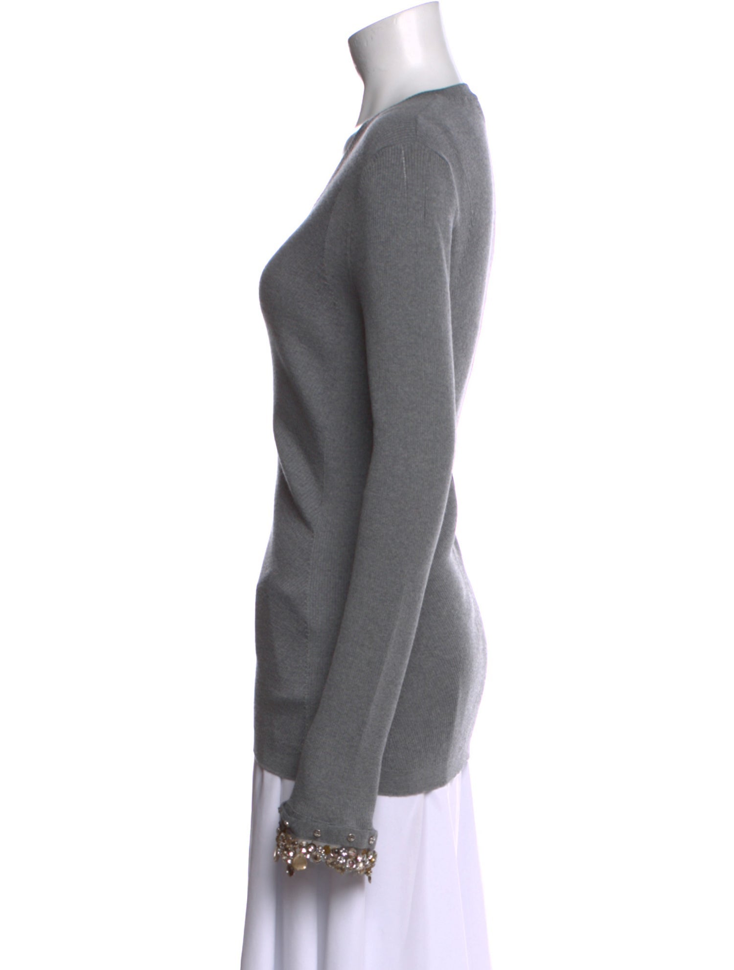 Alexander McQueen Wool V-Neck Sweater