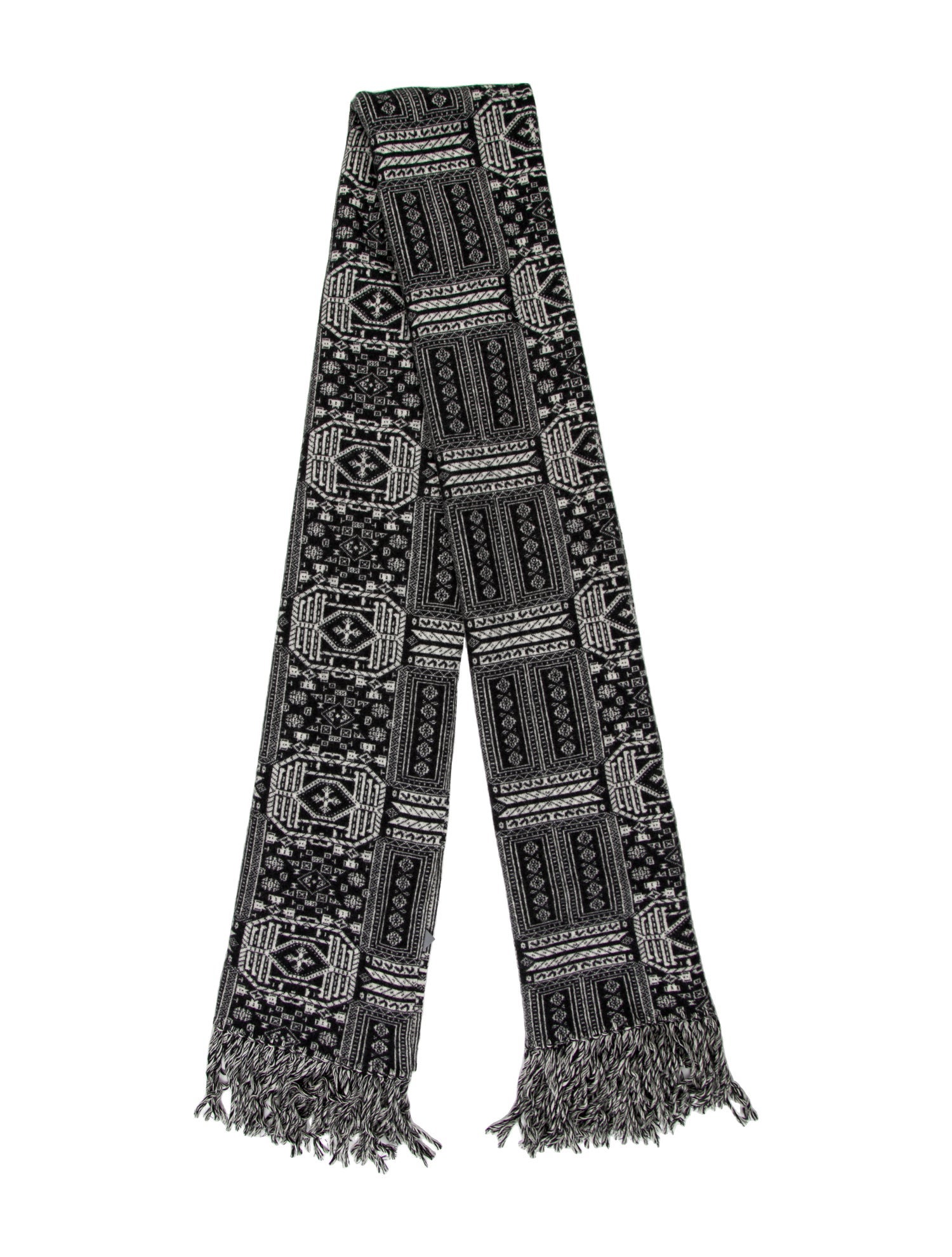 Alexander McQueen Wool Printed Scarf w/ Tags