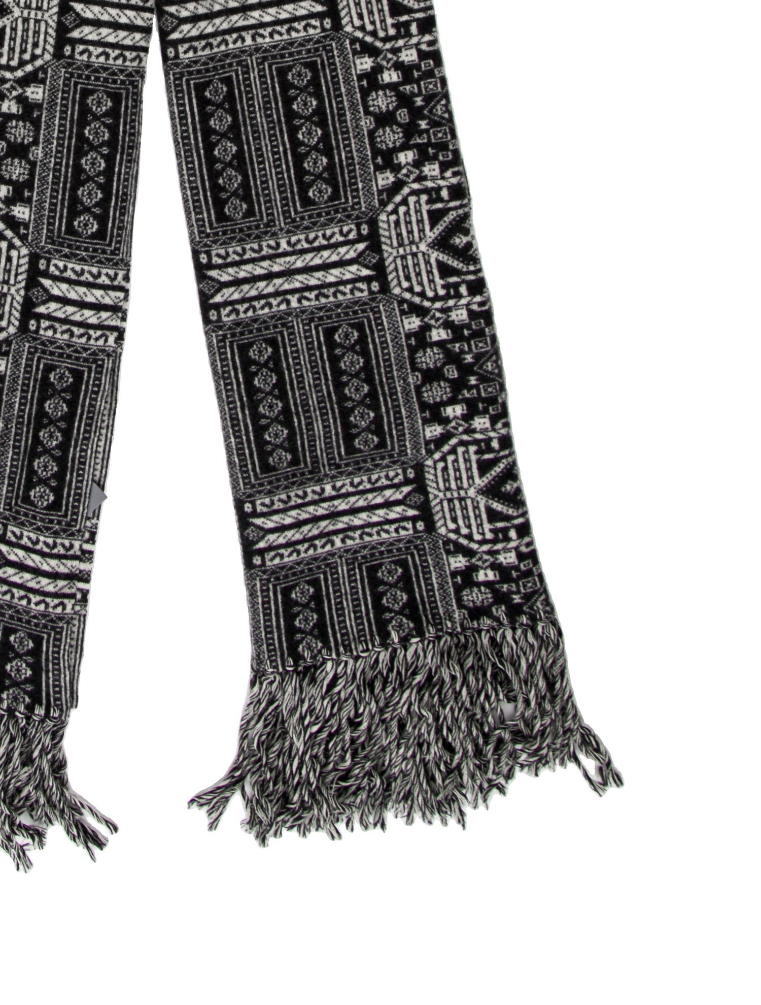 Alexander McQueen Wool Printed Scarf w/ Tags