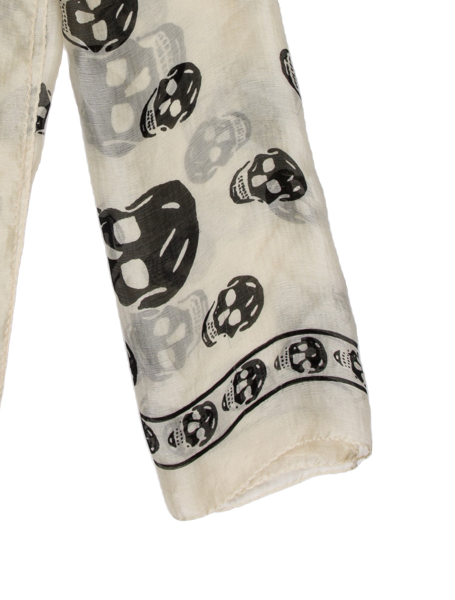 Alexander McQueen Silk Skull Scarf