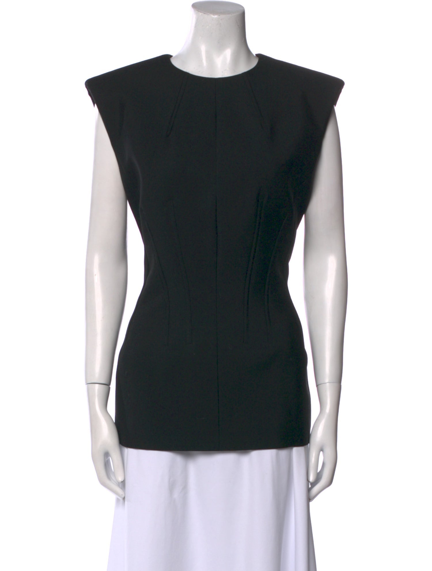 Alexander McQueen Wool Crew Neck Top w/ Tags