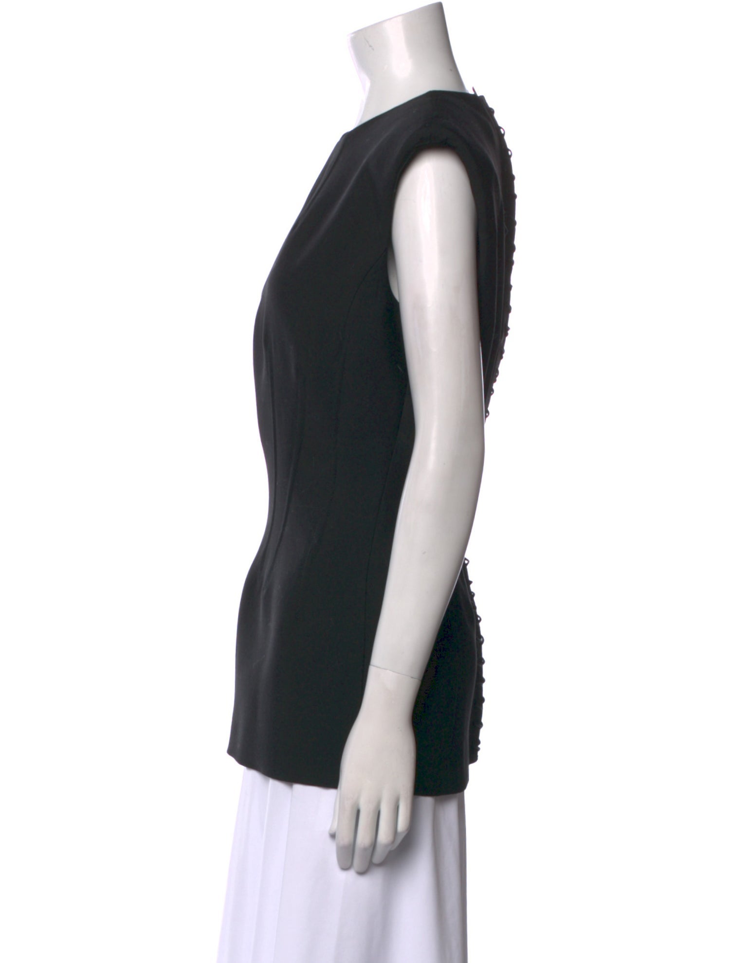 Alexander McQueen Wool Crew Neck Top w/ Tags