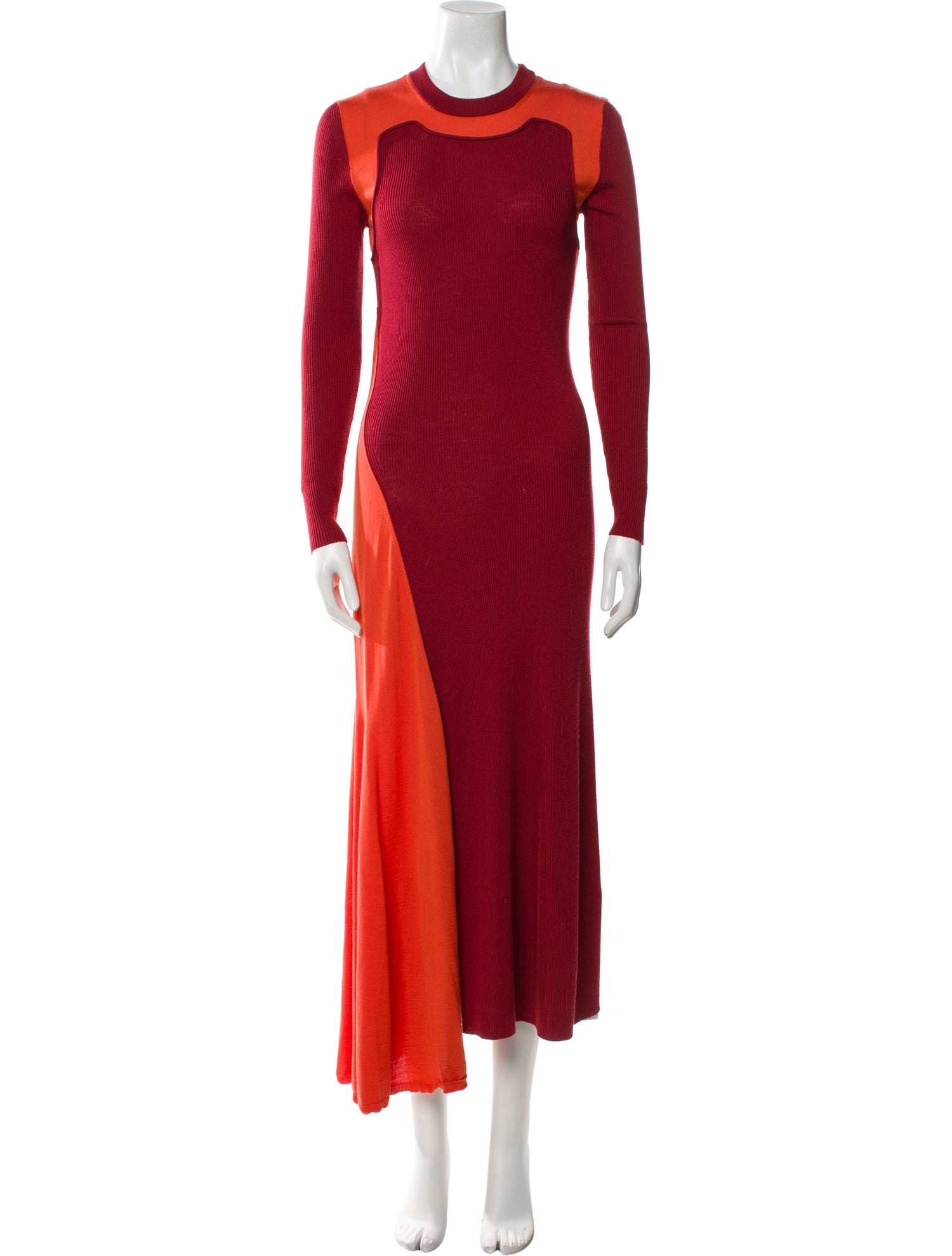 Alexander McQueen Wool Long Dress