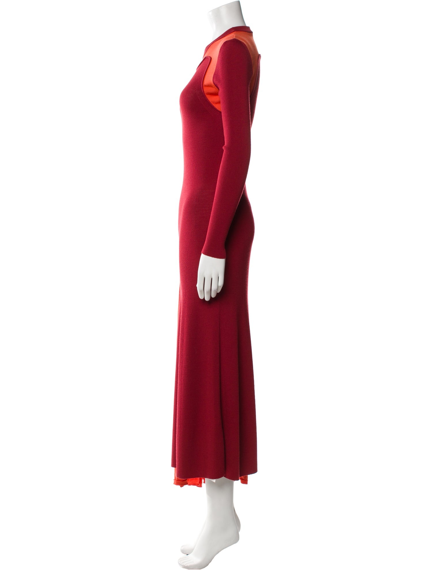 Alexander McQueen Wool Long Dress