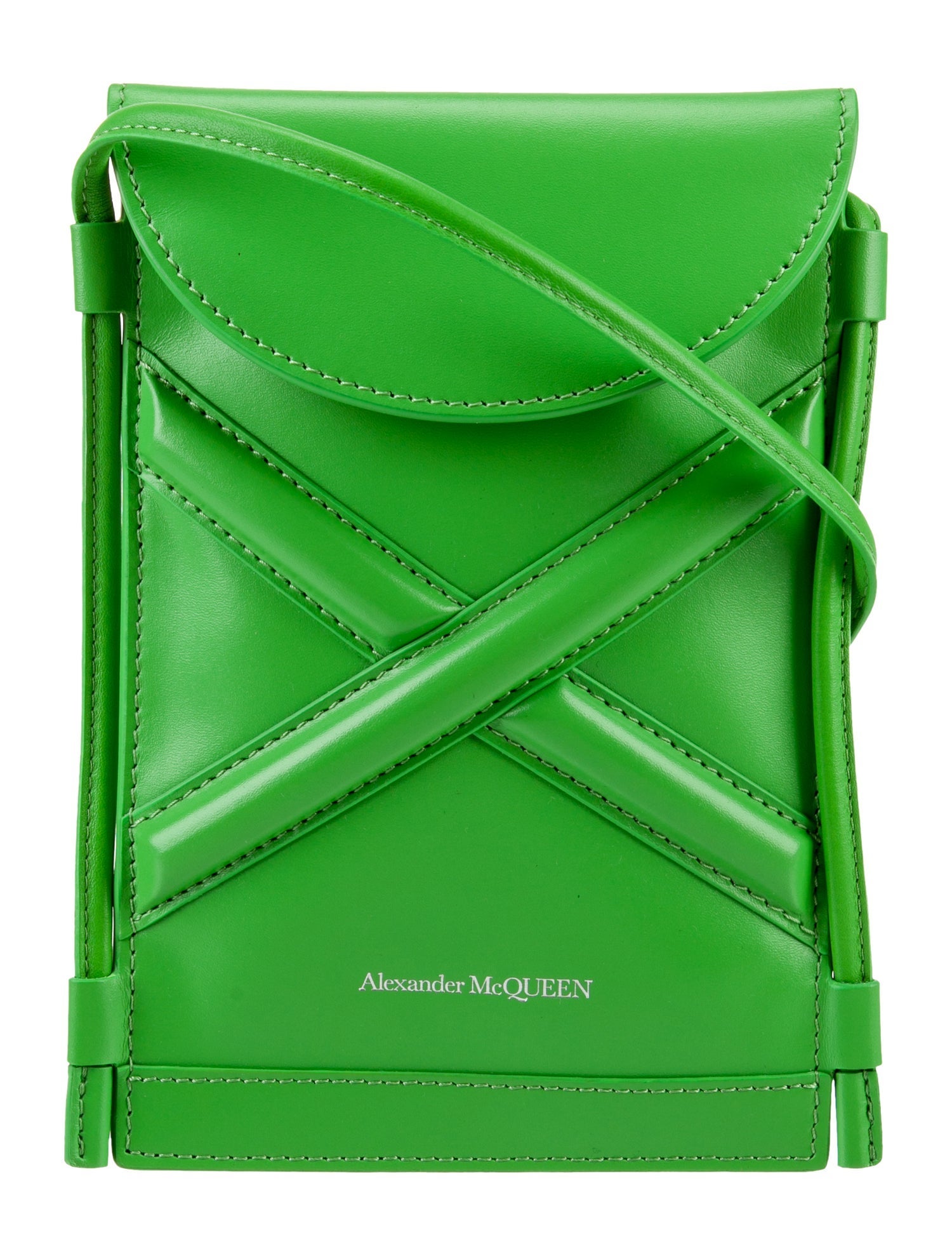 Alexander McQueen Leather The Curve Micro