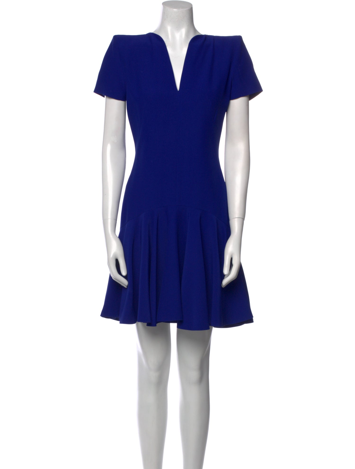 Alexander McQueen V-Neck Mini Dress