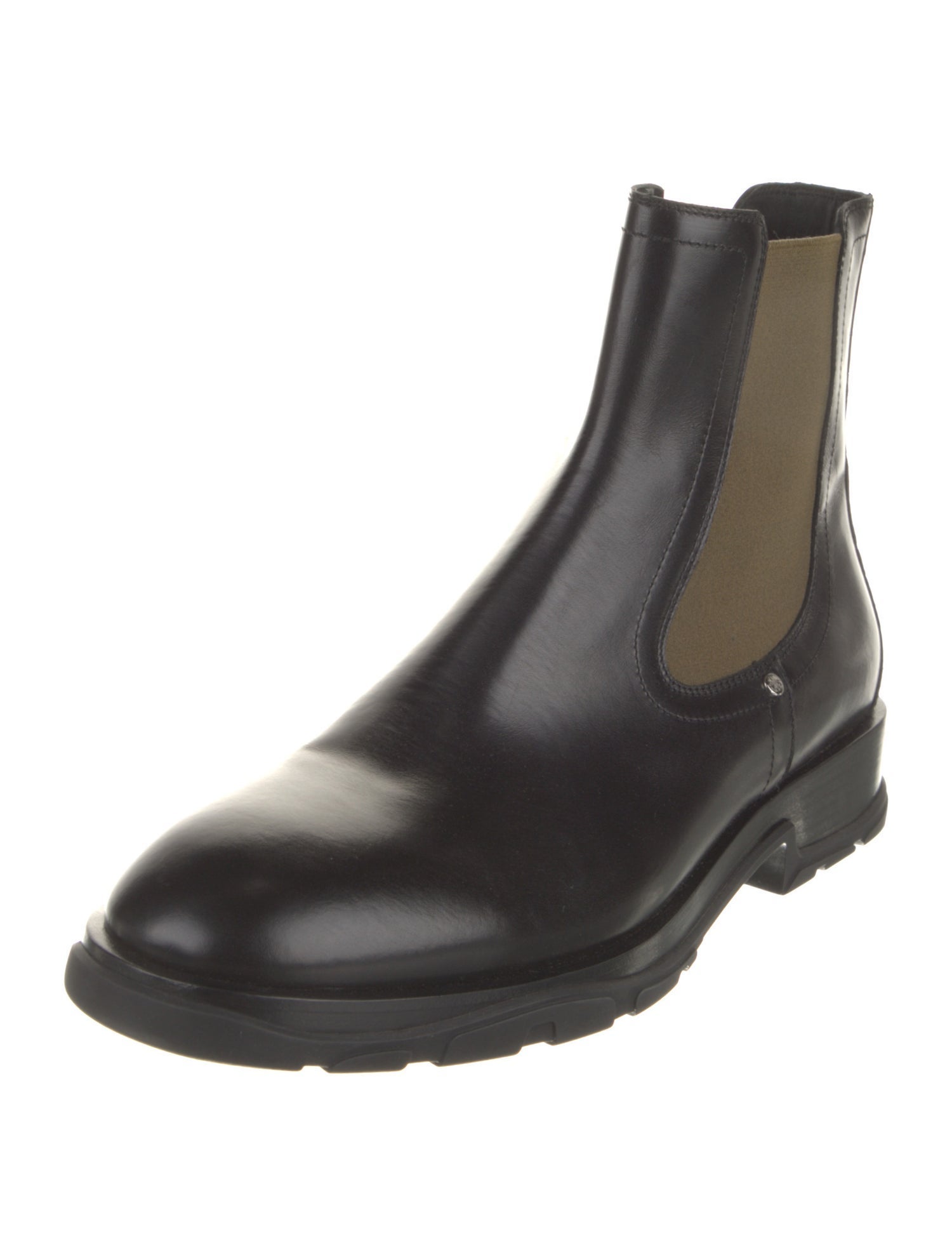 Alexander McQueen Leather Chelsea Boots