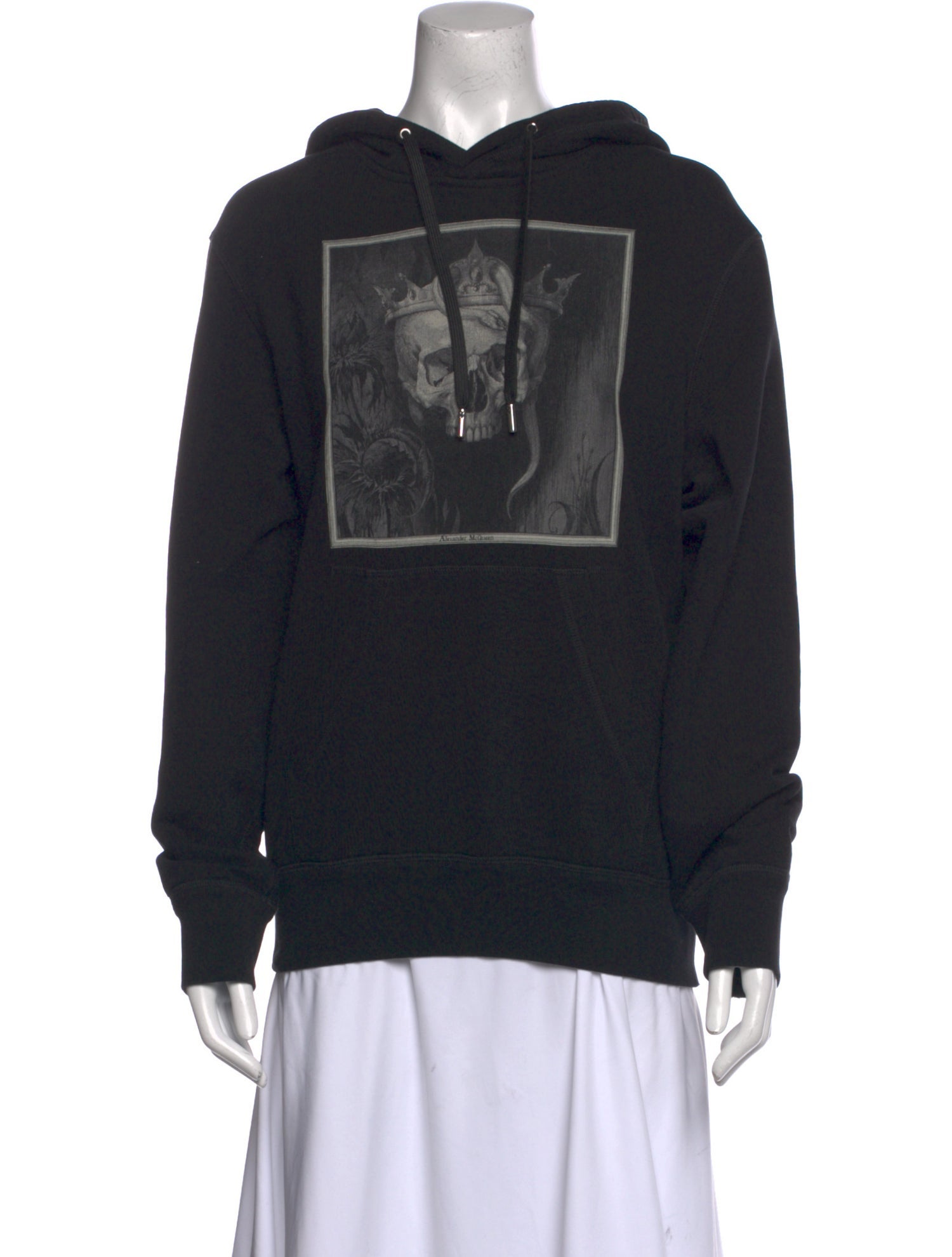 Alexander McQueen Graphic Print Crew Neck Sweatshirt