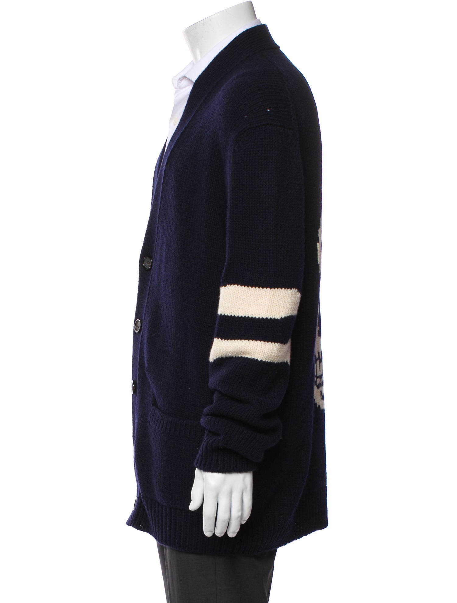 Alexander McQueen Wool V-Neck Cardigan