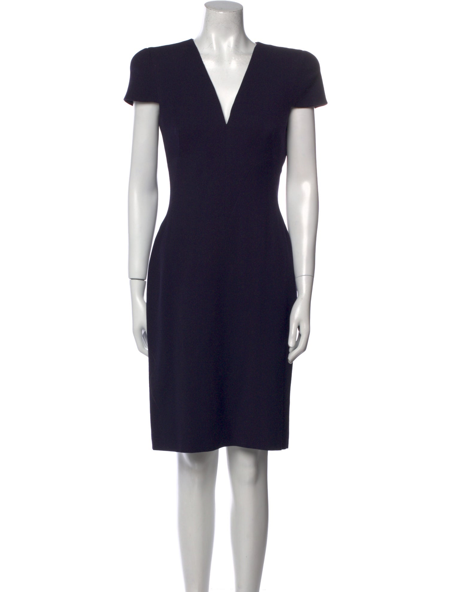 Alexander McQueen Wool Knee-Length Dress