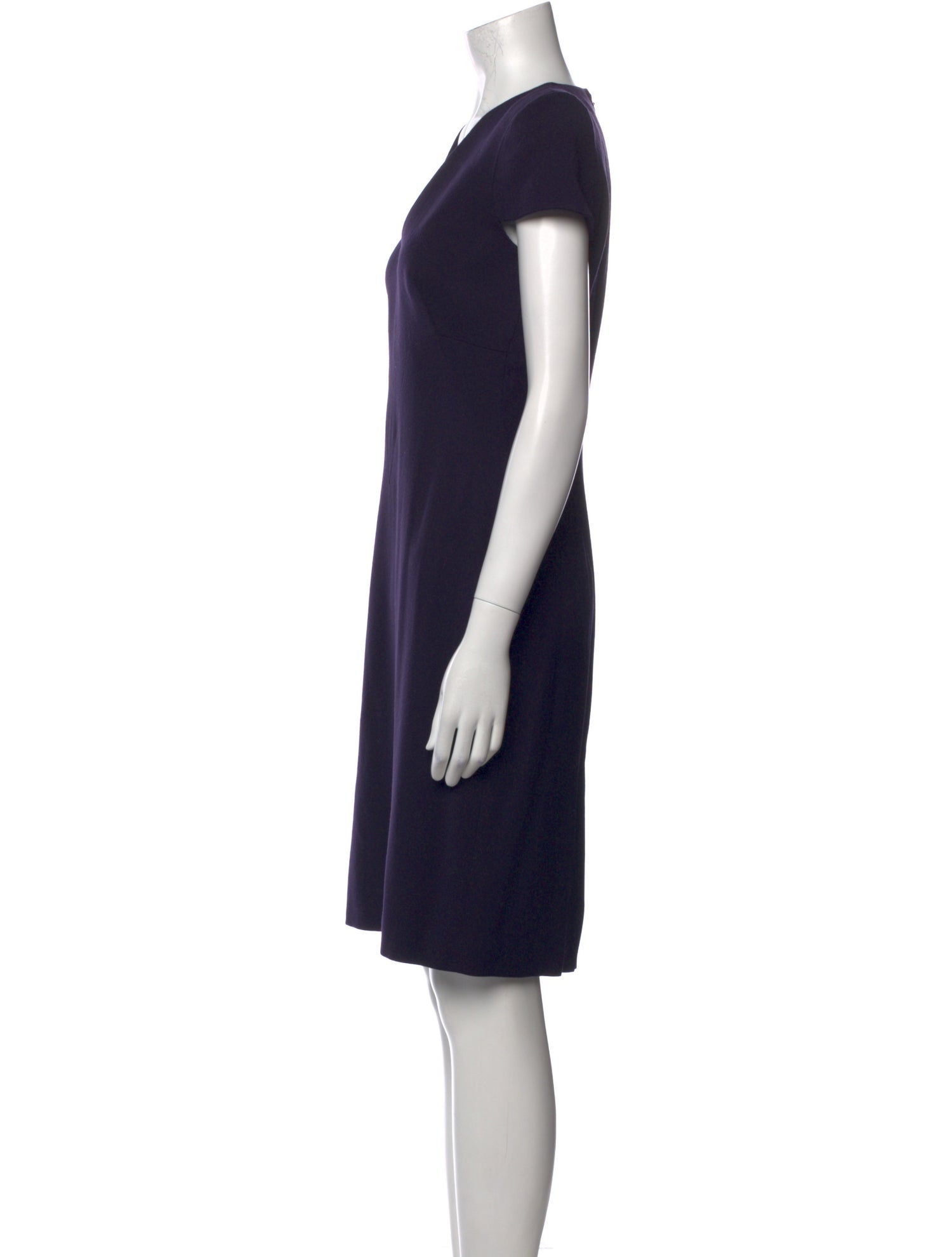 Alexander McQueen Wool Knee-Length Dress