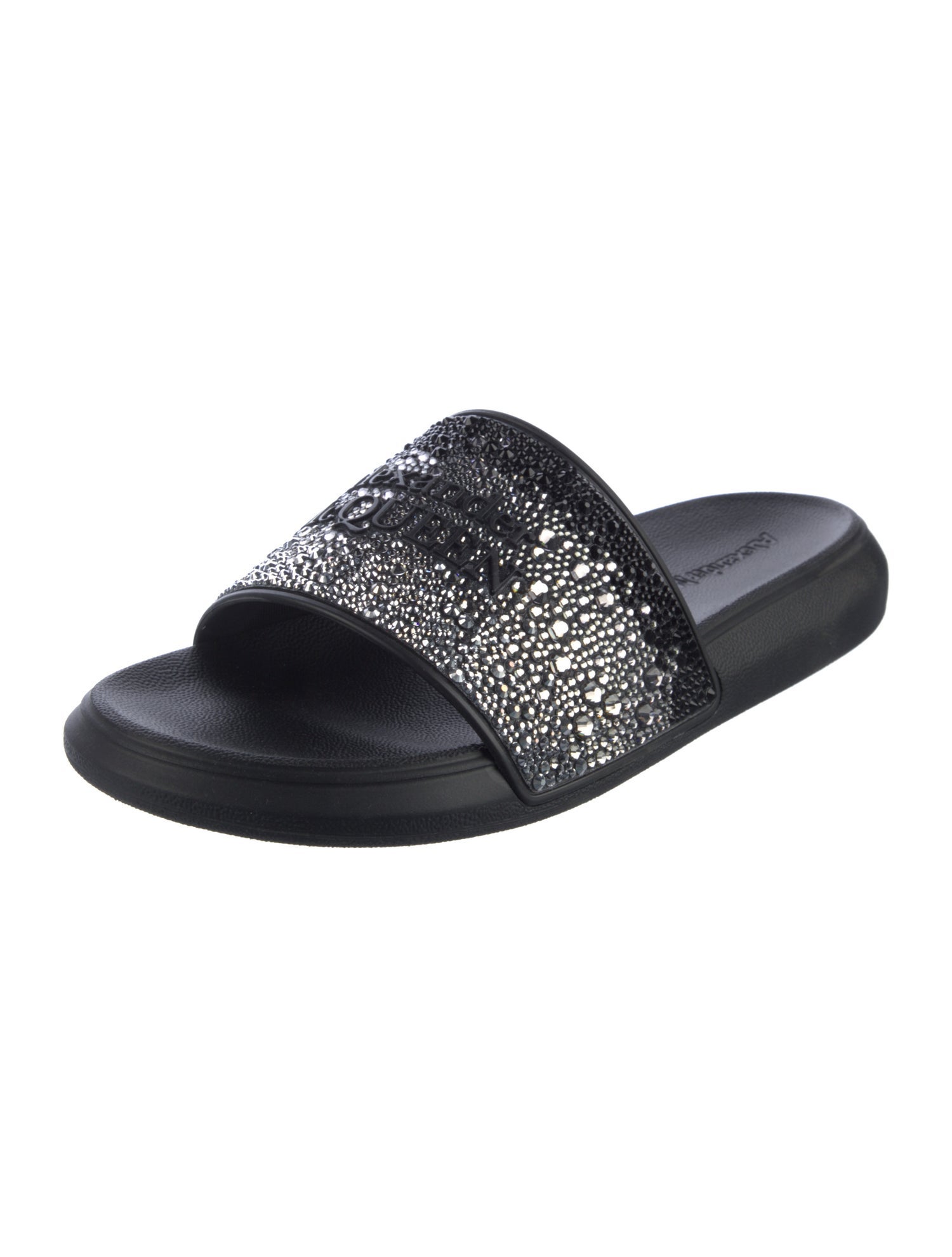 Alexander McQueen Rubber Patterned Slides