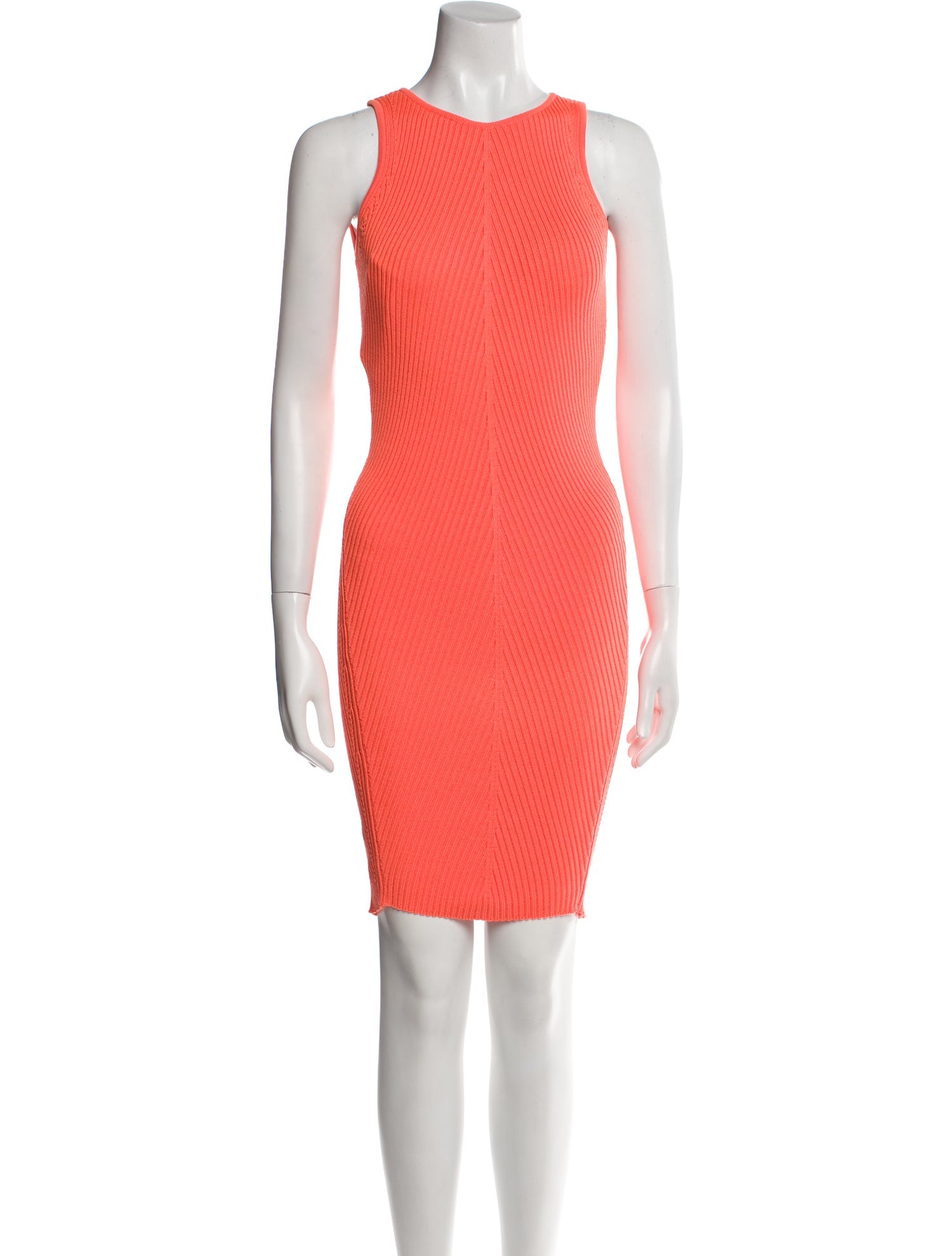 Alexander McQueen Scoop Neck Mini Dress