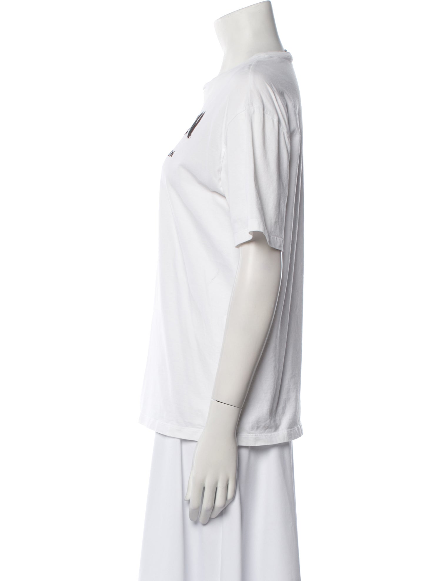 Alexander McQueen Graphic Print Crew Neck T-Shirt