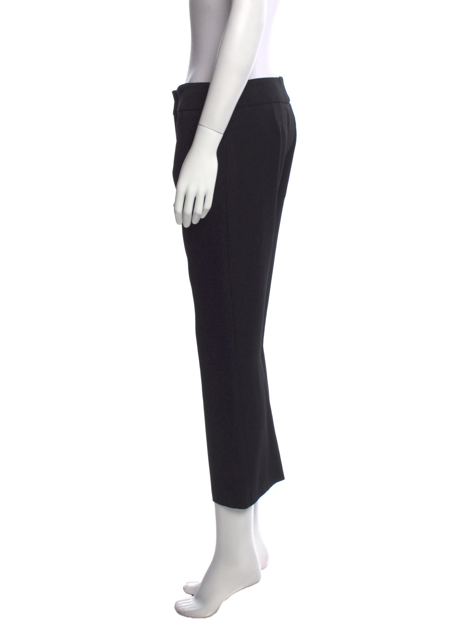 Alexander McQueen Virgin Wool Straight Leg Pants