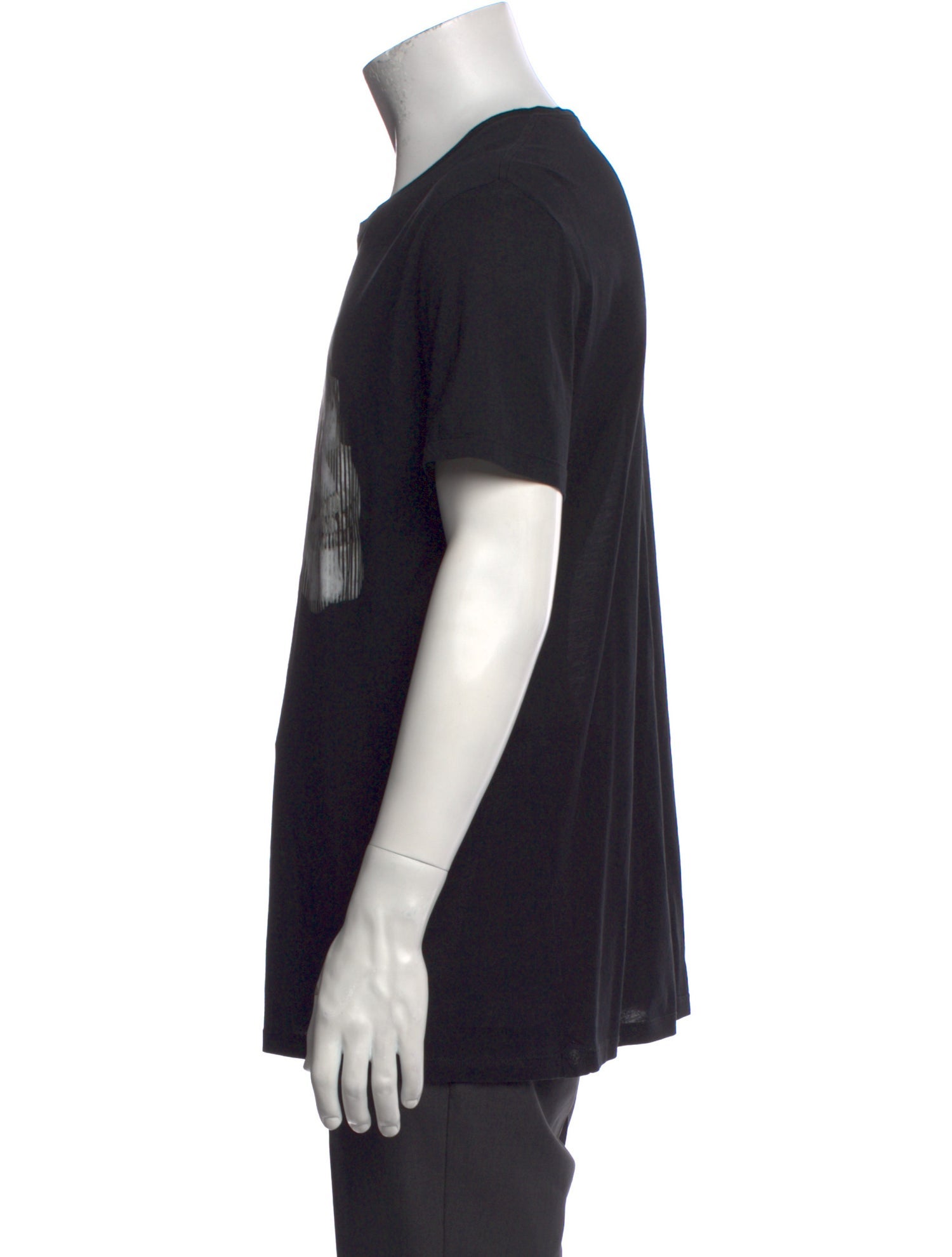 Alexander McQueen Graphic Print Crew Neck T-Shirt