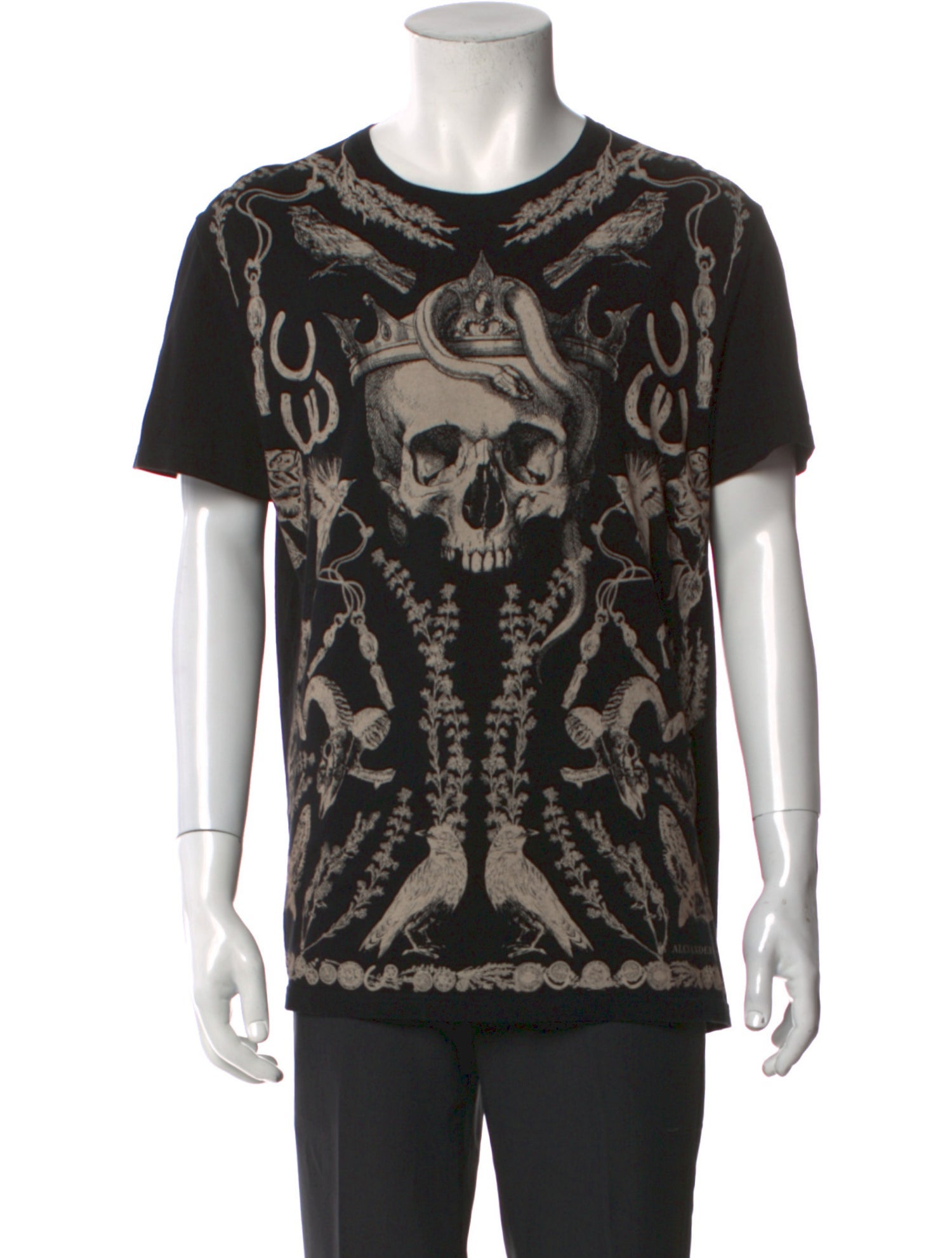 Alexander McQueen Skull Graphic Print T-Shirt