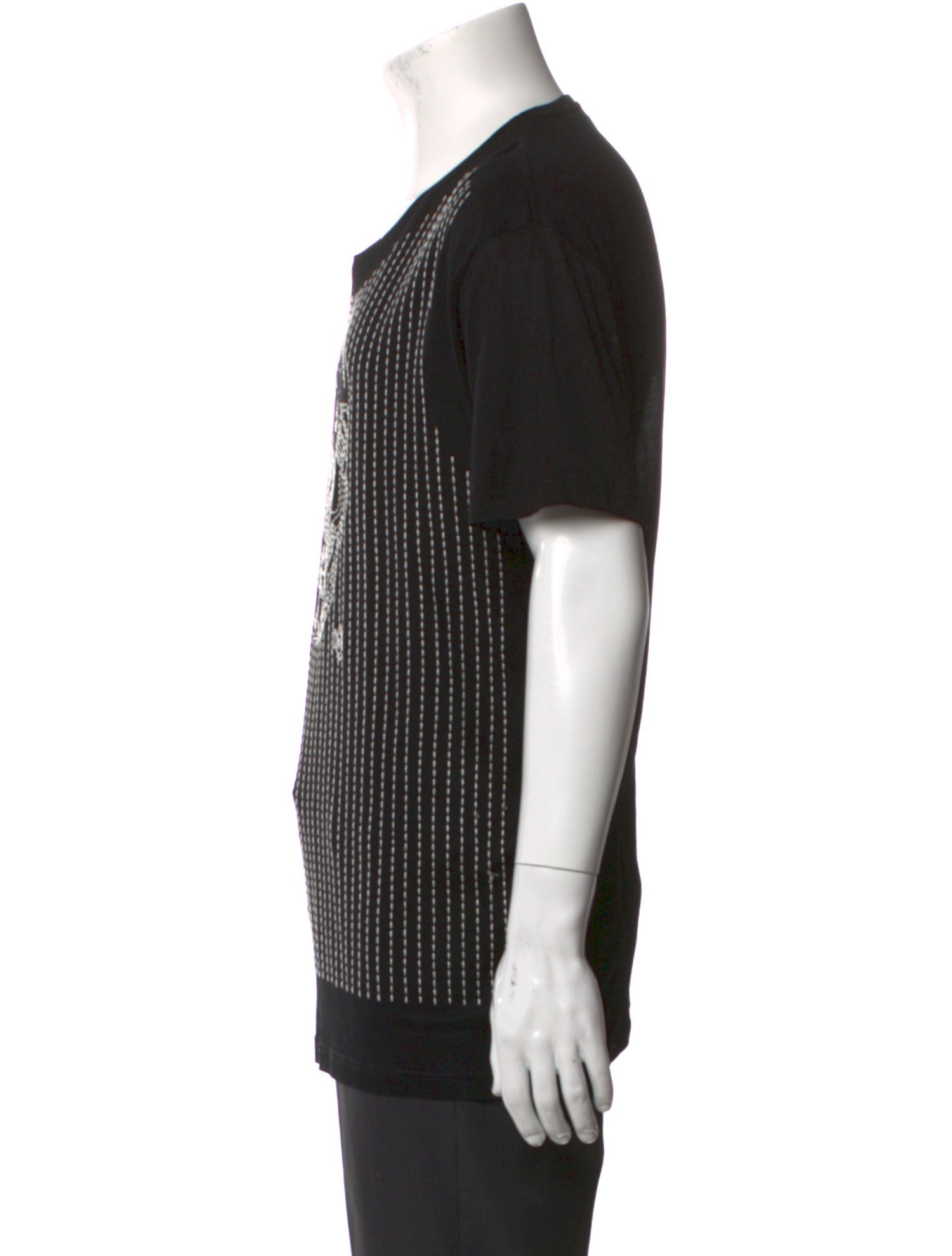 Alexander McQueen Graphic Print Scoop Neck T-Shirt