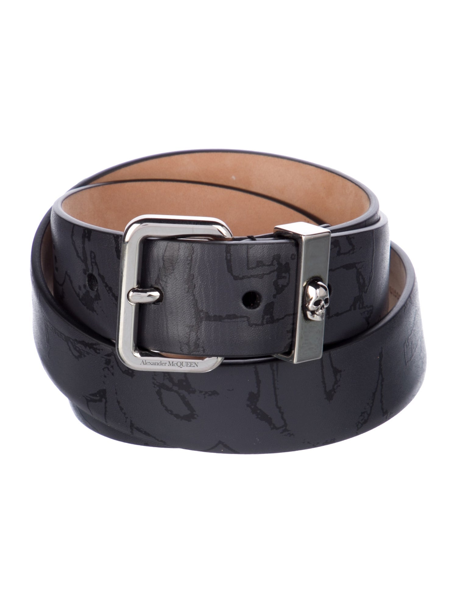 Alexander McQueen Skinny Leather Belt