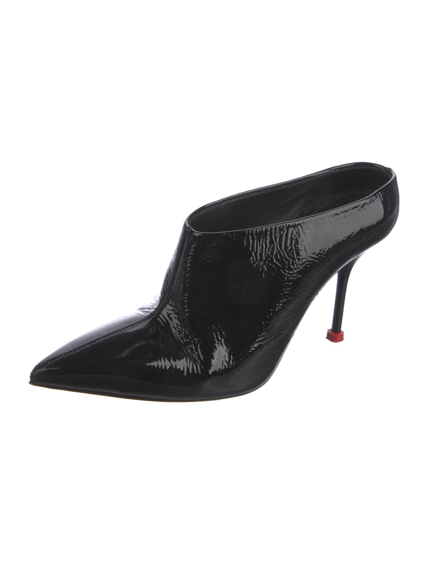 Alexander McQueen Patent Leather Mules