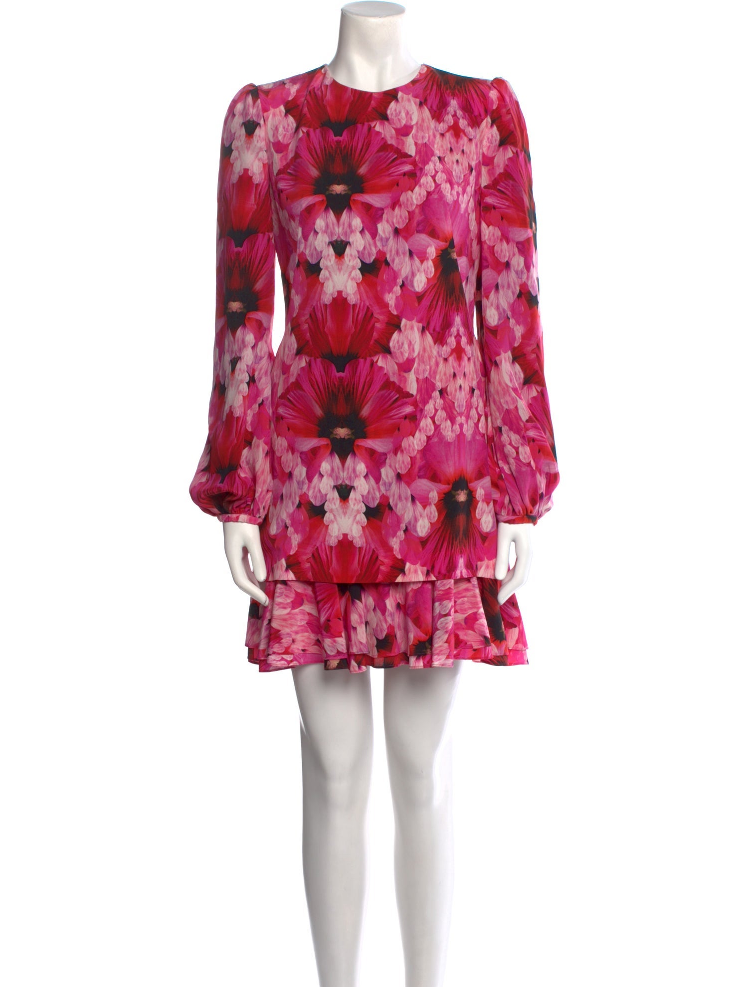 Alexander McQueen Silk Mini Dress