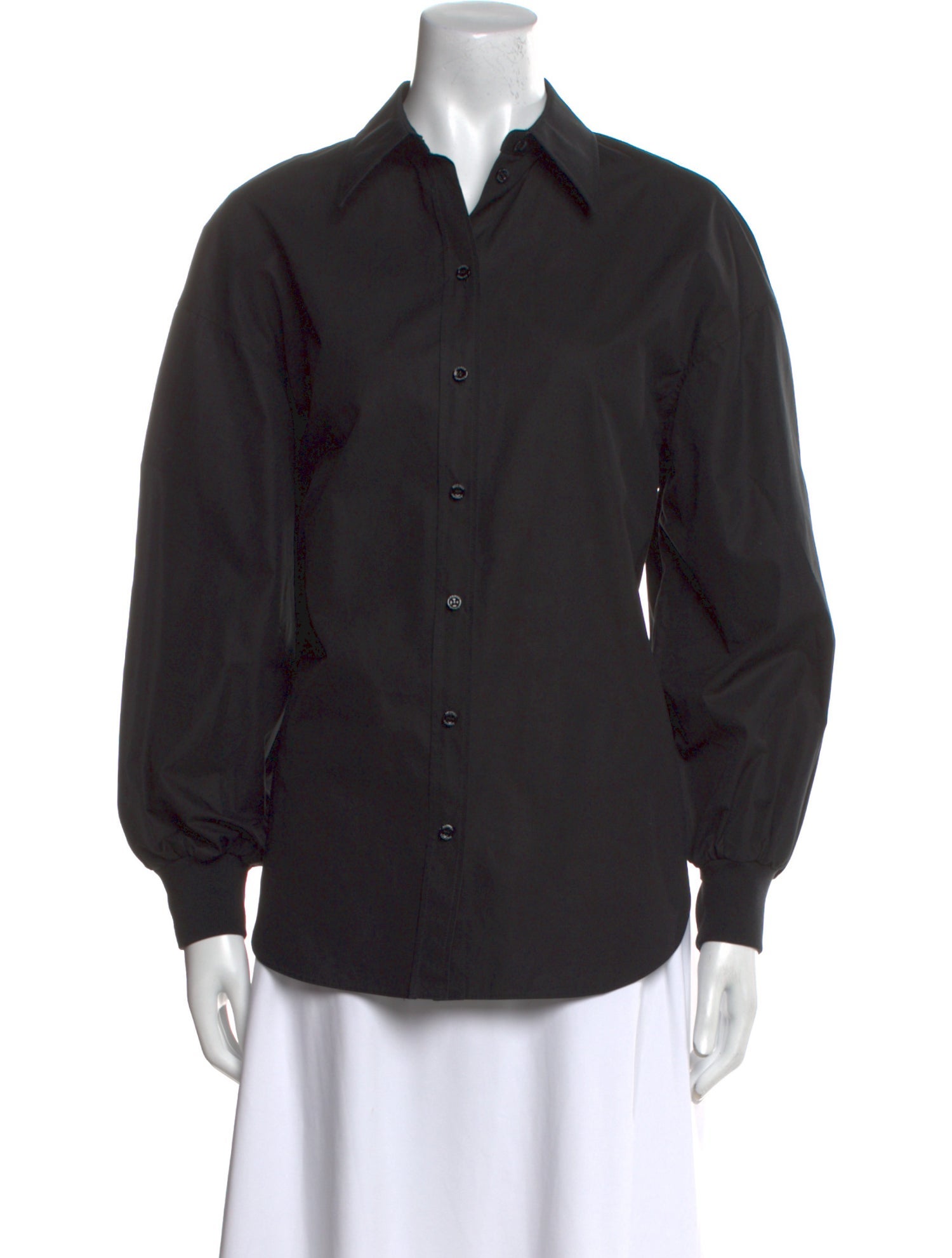 Alexander McQueen Long Sleeve Button-Up Top