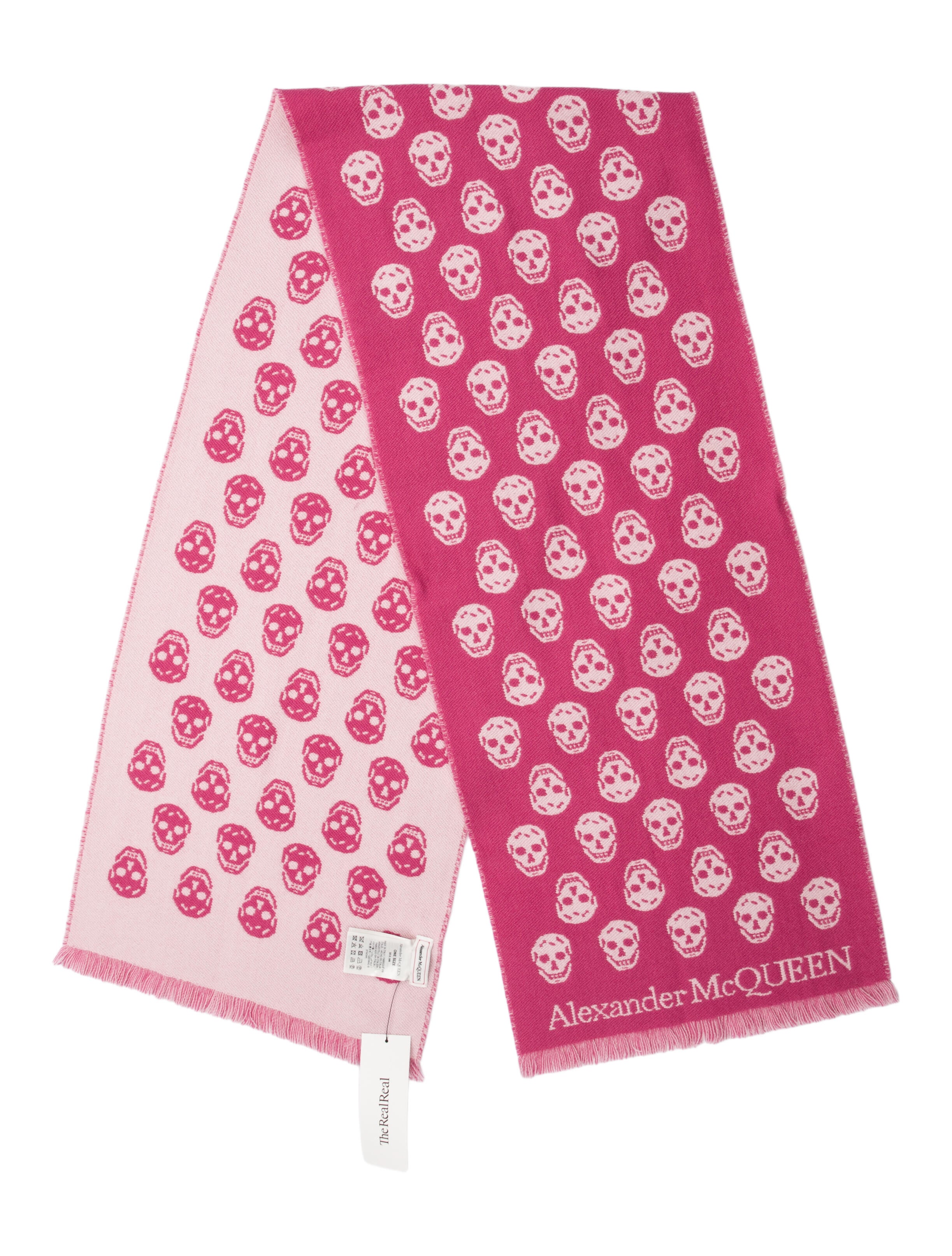 Alexander McQueen Wool Printed Scarf