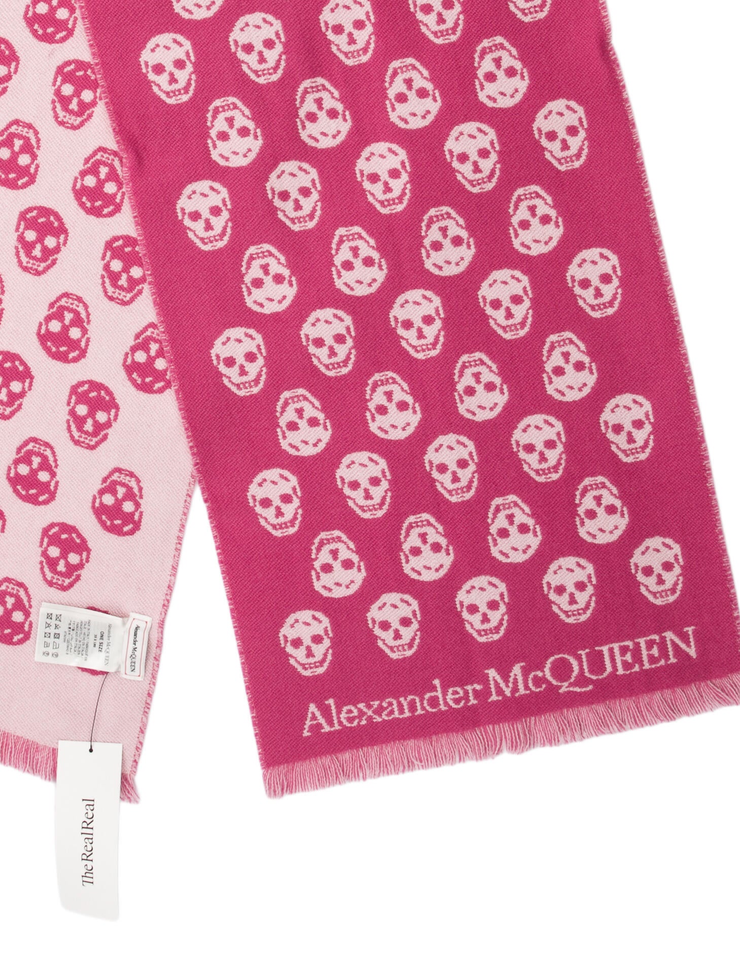 Alexander McQueen Wool Printed Scarf