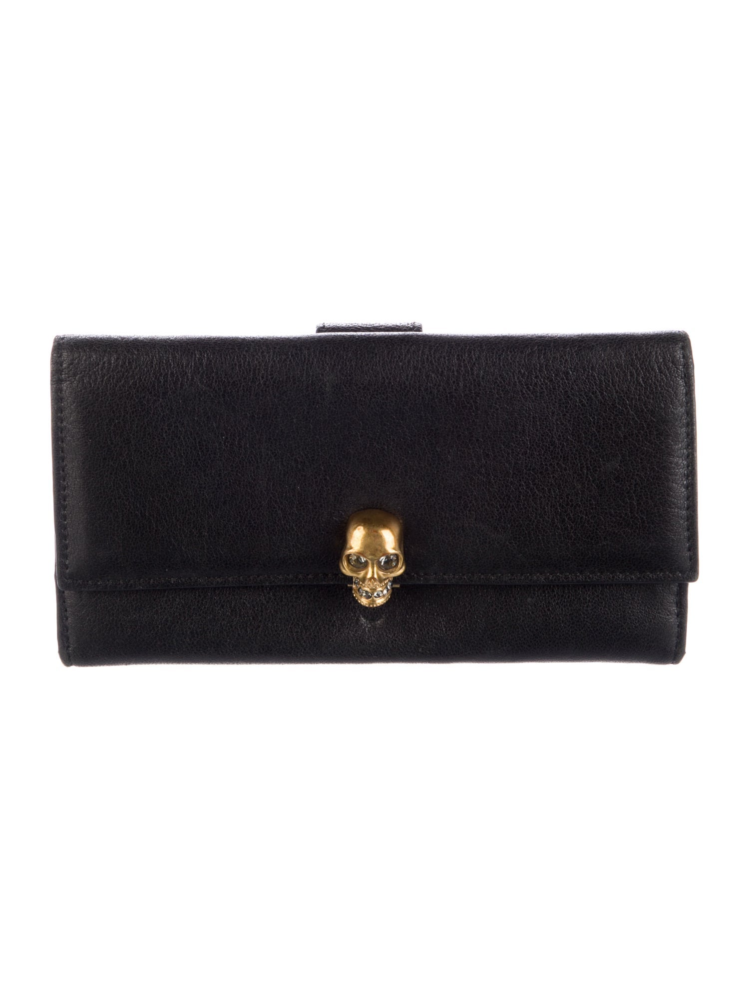 Alexander McQueen Skull Leather Continental Wallet
