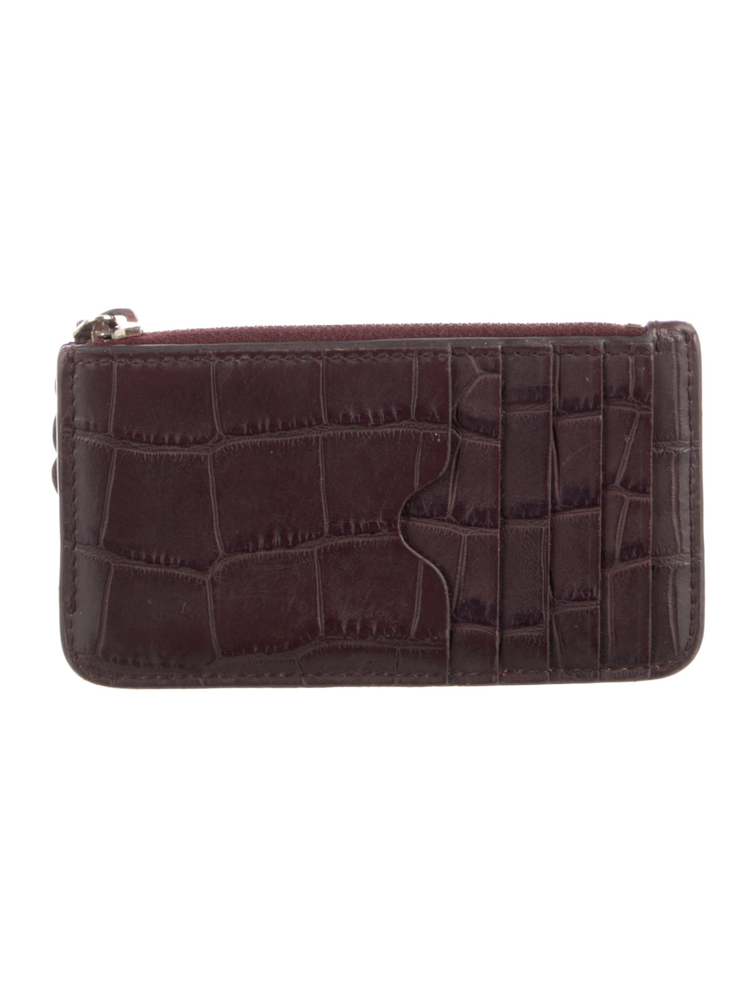 Alexander McQueen Crocodile Coin Pouch