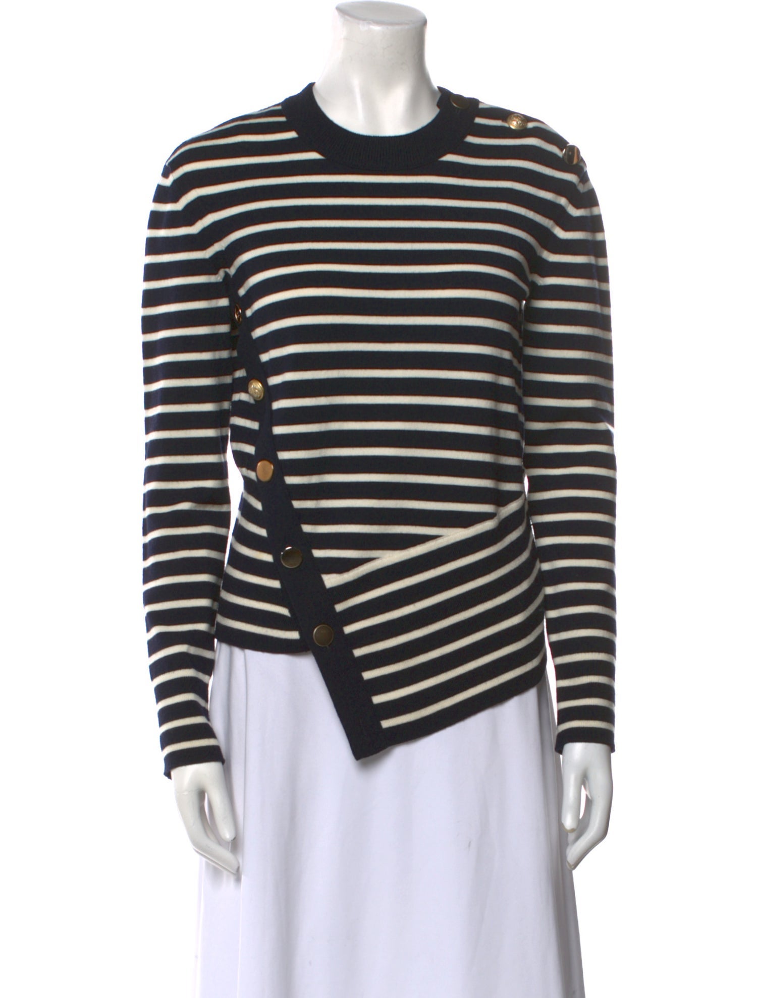 Alexander McQueen Wool Striped Sweater