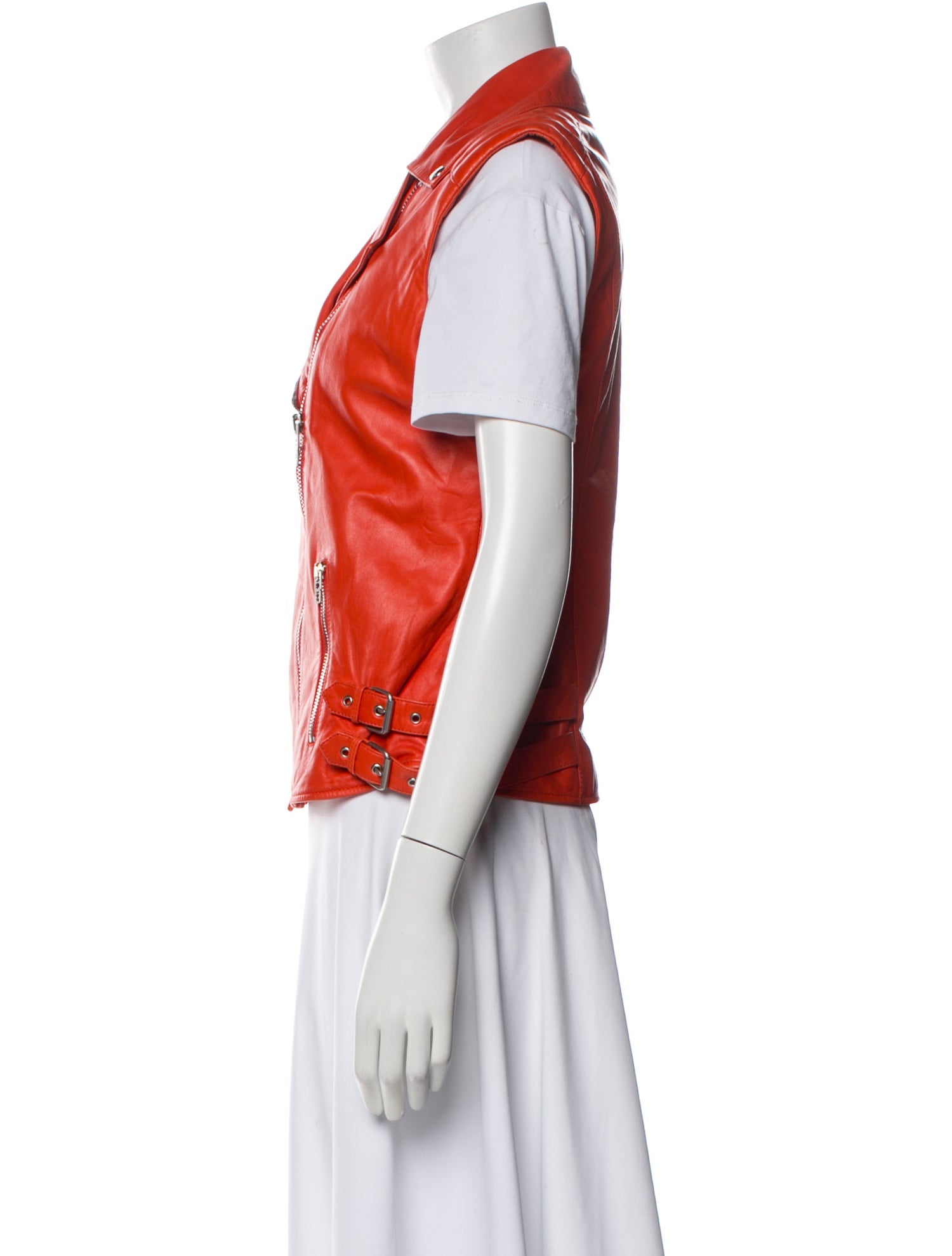 McQ Alexander McQueen 2014 Lamb Leather Biker Jacket w/ Tags