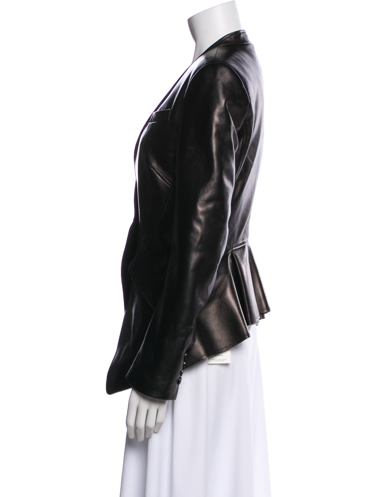 Alexander McQueen 2025 Leather Evening Jacket w/ Tags