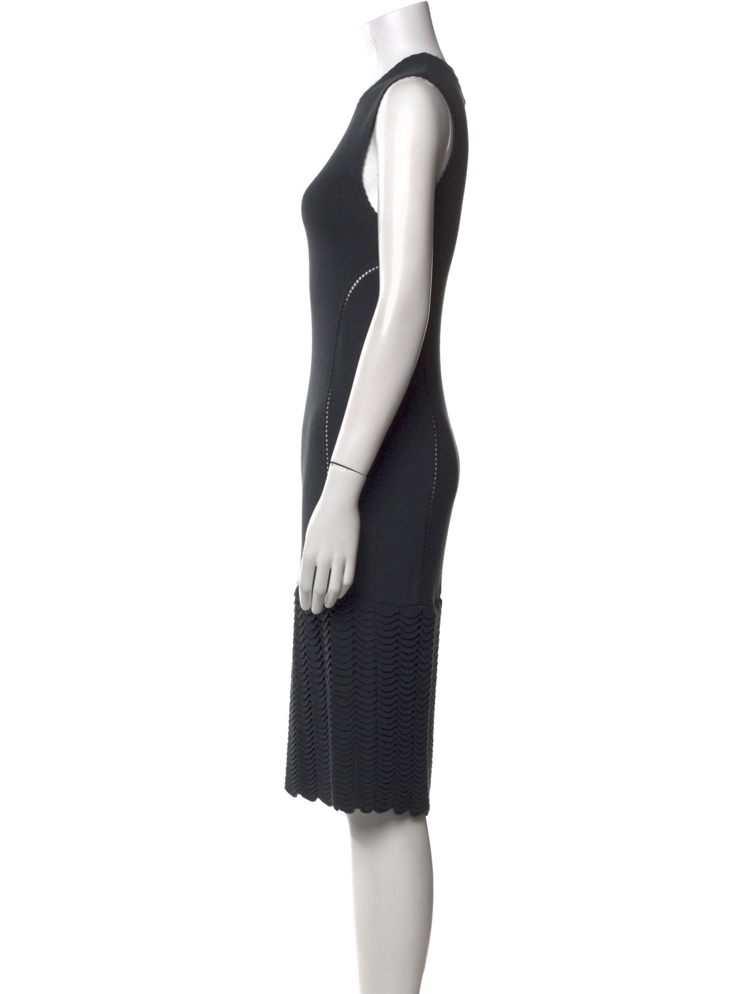 McQ Alexander McQueen Crew Neck Knee-Length Dress