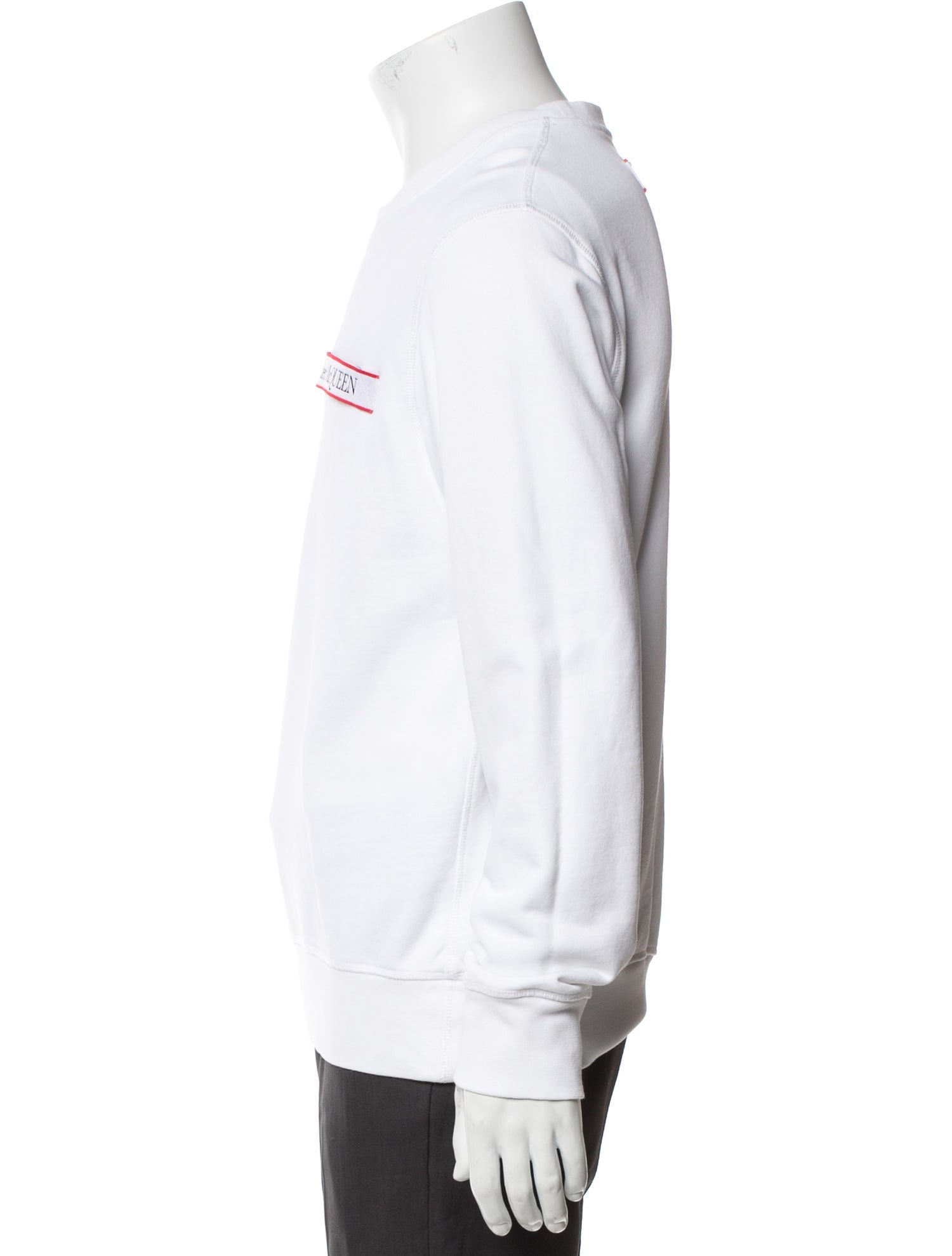 Alexander McQueen Graphic Print Crew Neck Pullover