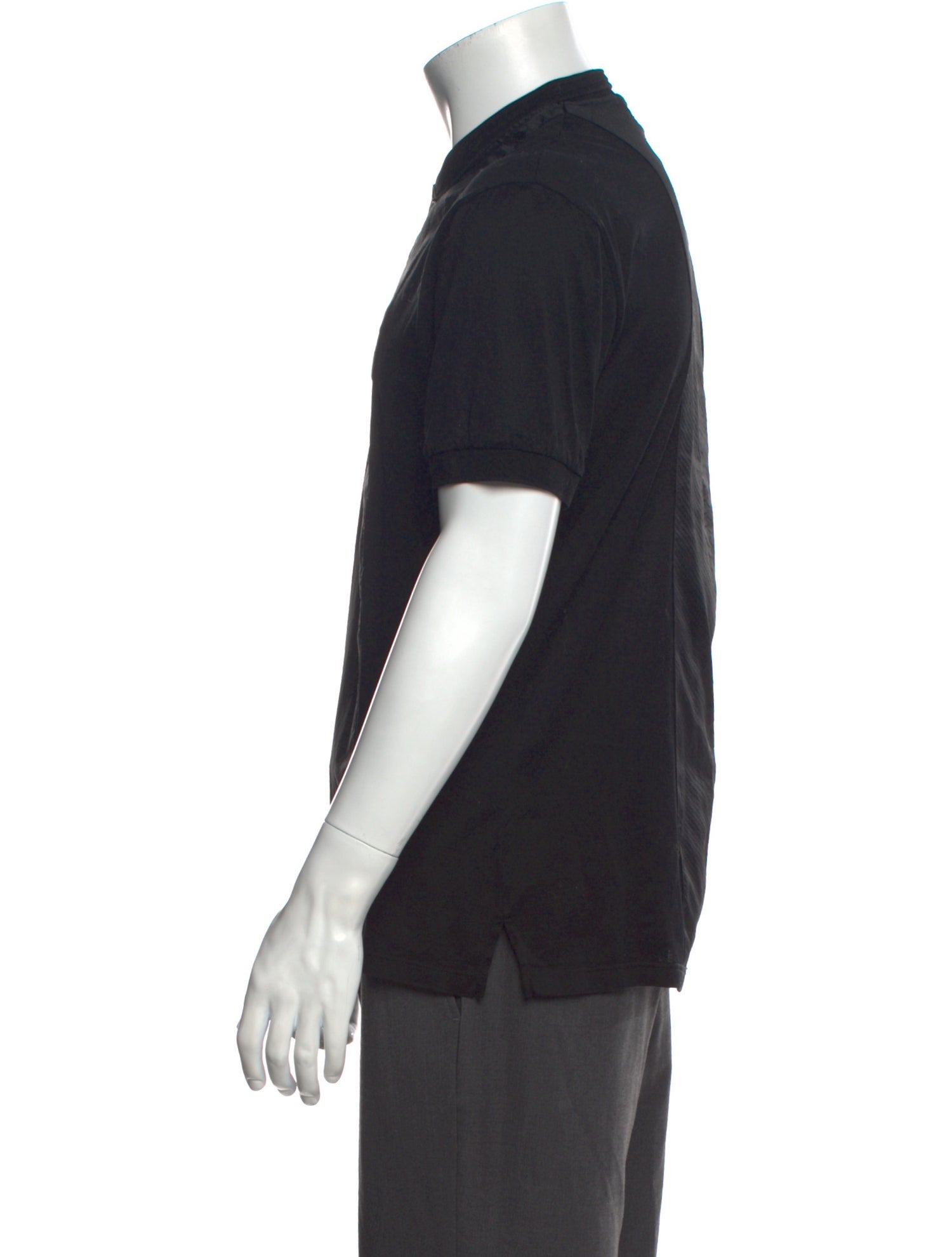 Alexander McQueen Collar Short Sleeve Polo Shirt