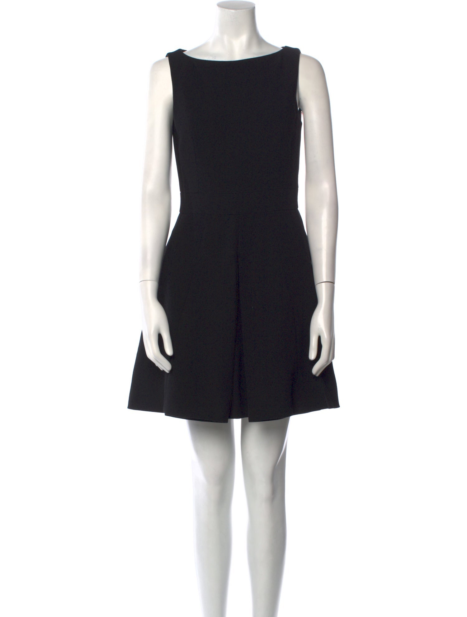 Alexander McQueen Bateau Neckline Mini Dress